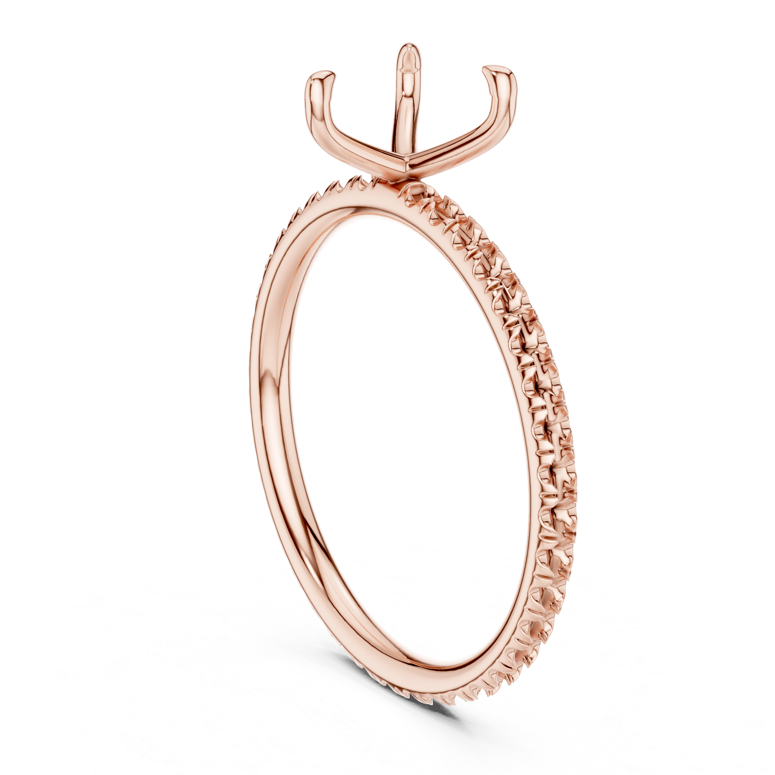 Elaris Heart Cut Pavé Diamond Ring