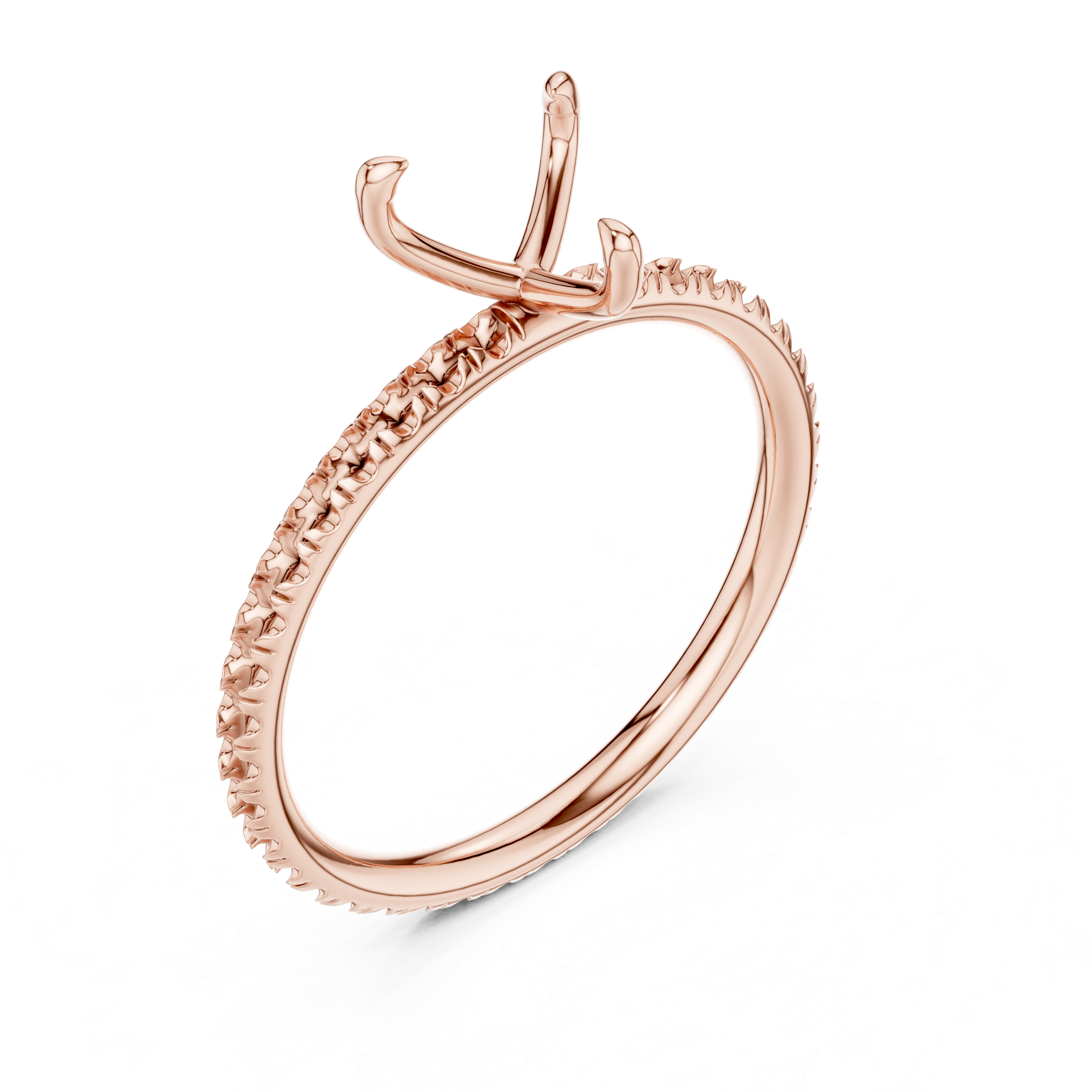 Elaris Heart Cut Pavé Diamond Ring