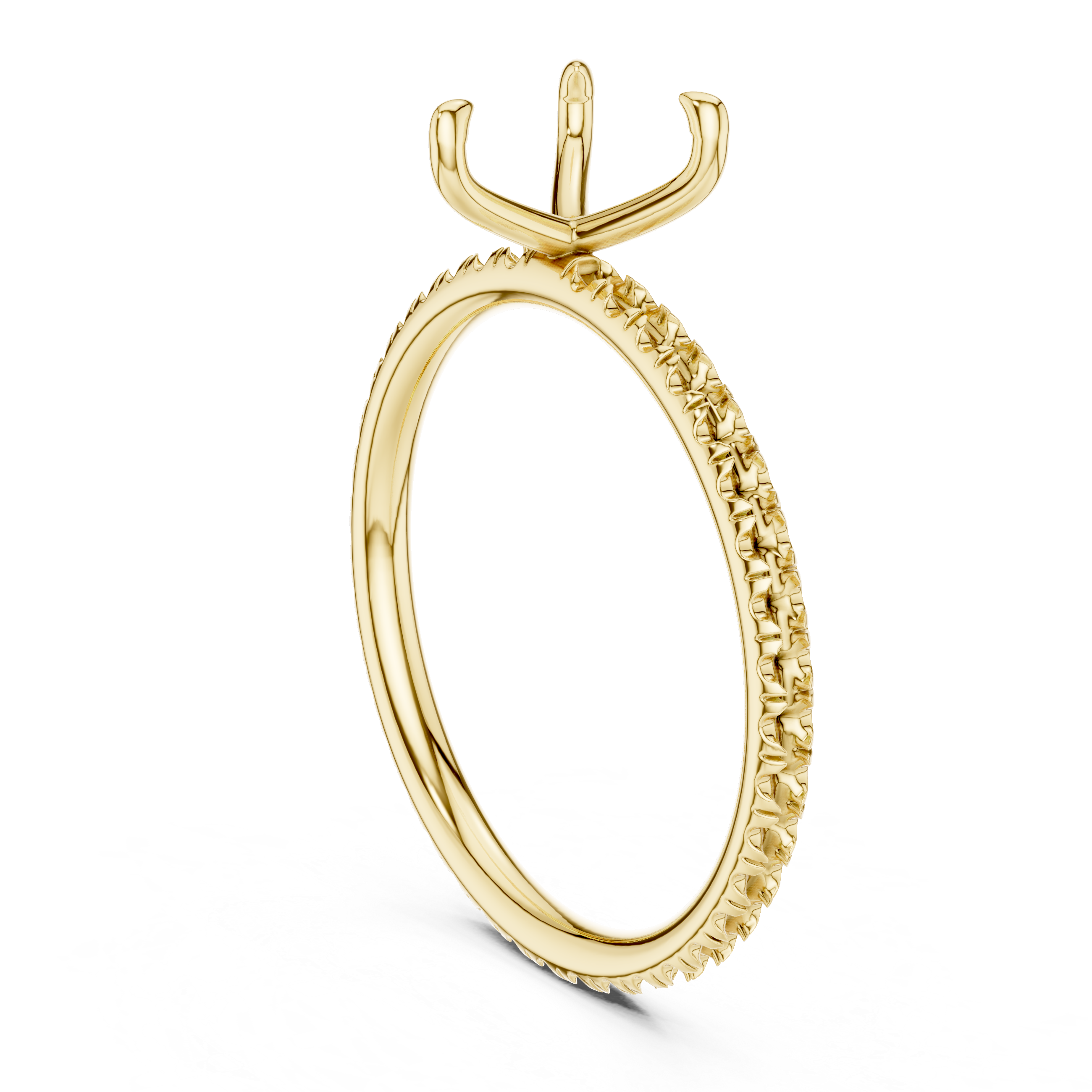 Elaris Heart Cut Pavé Diamond Ring