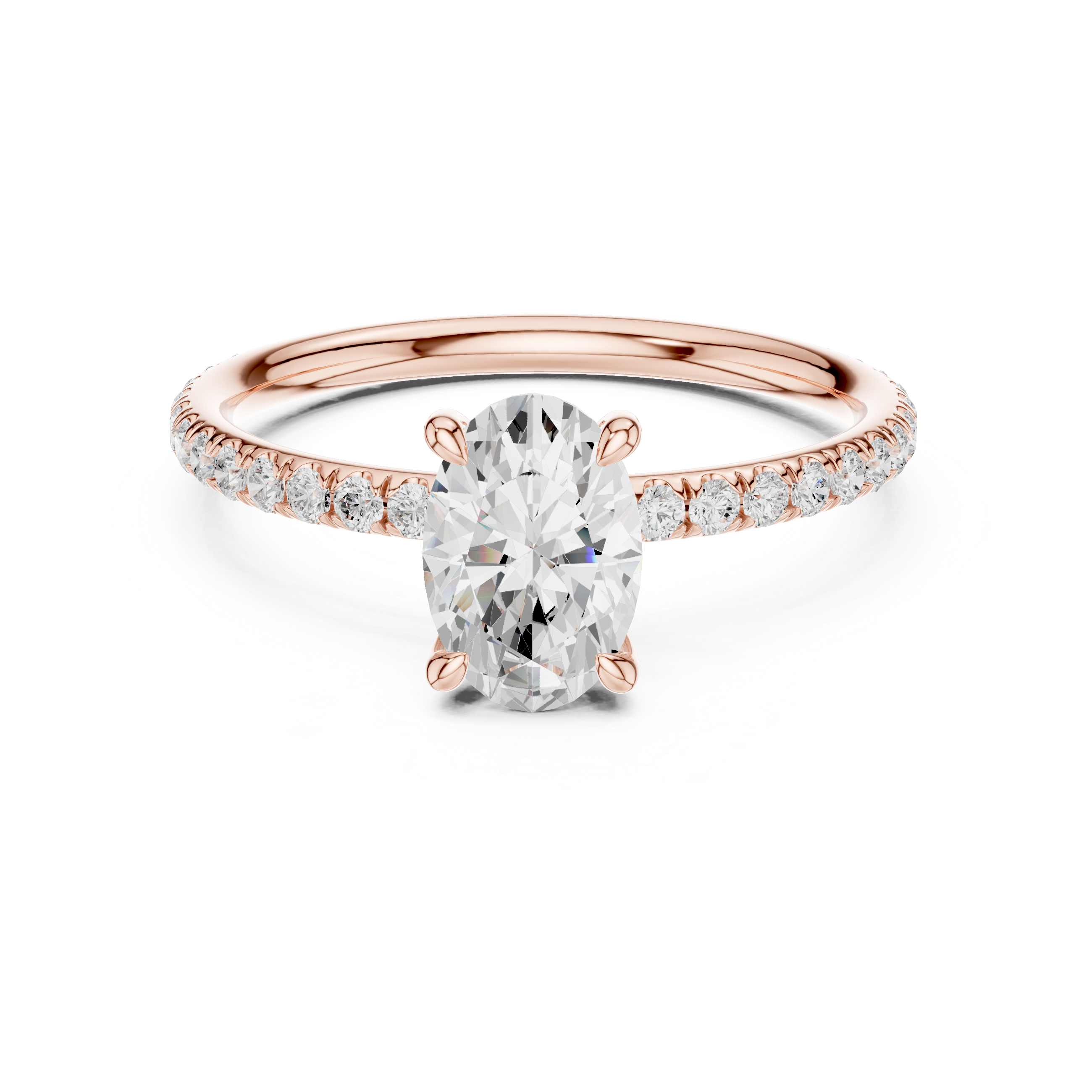 Sorelle Oval Pavé Ring