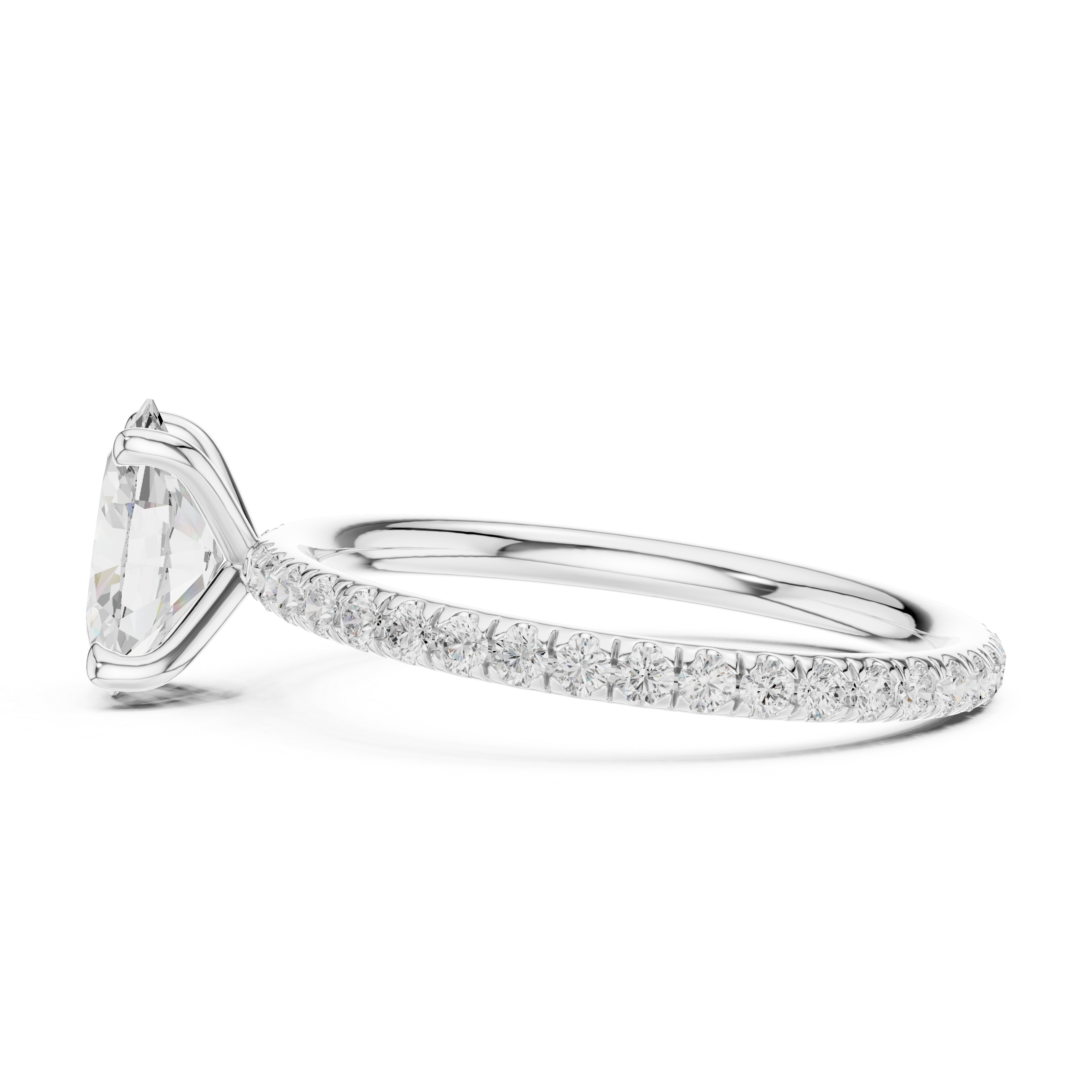 Sorelle Oval Pavé Ring