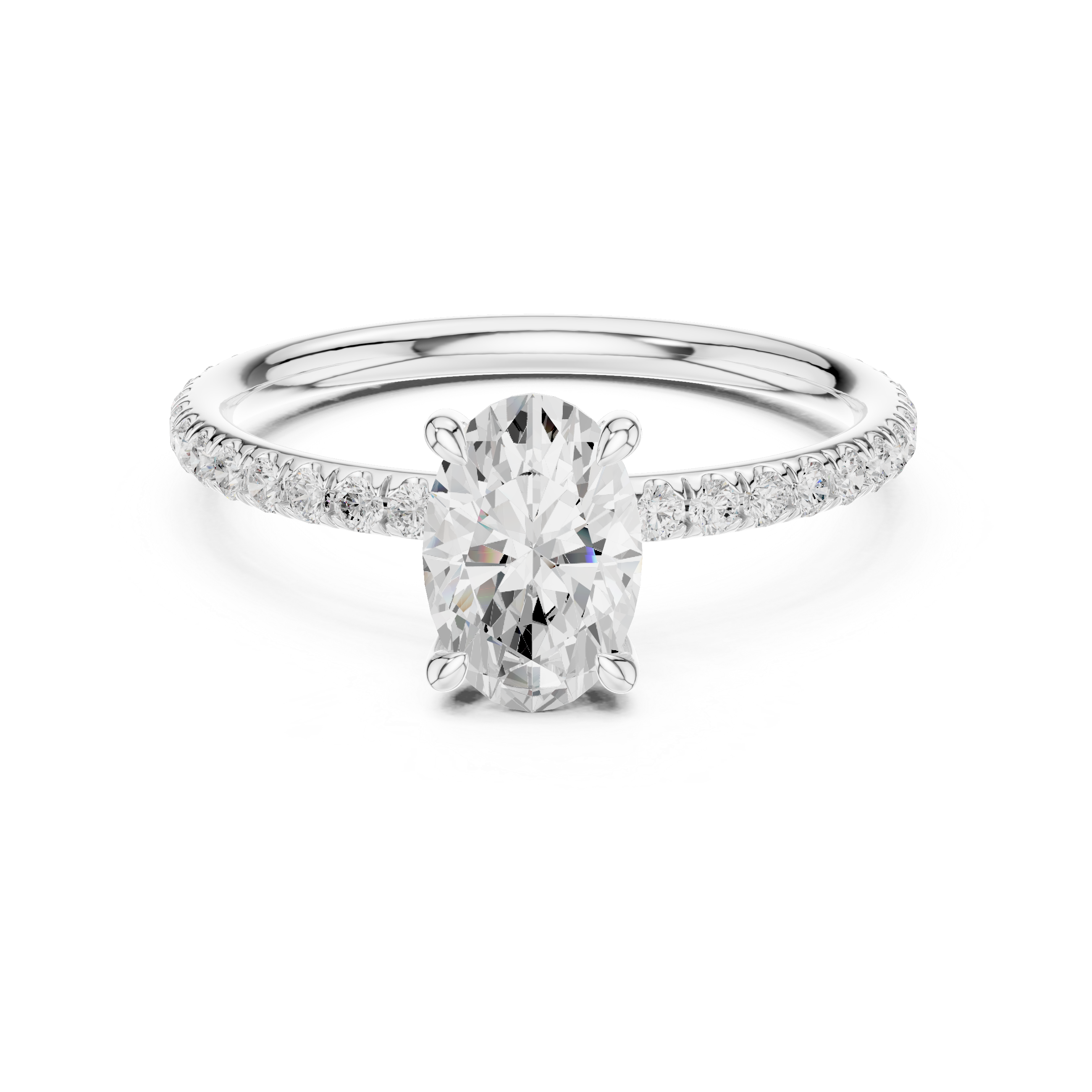 Sorelle Oval Pavé Ring