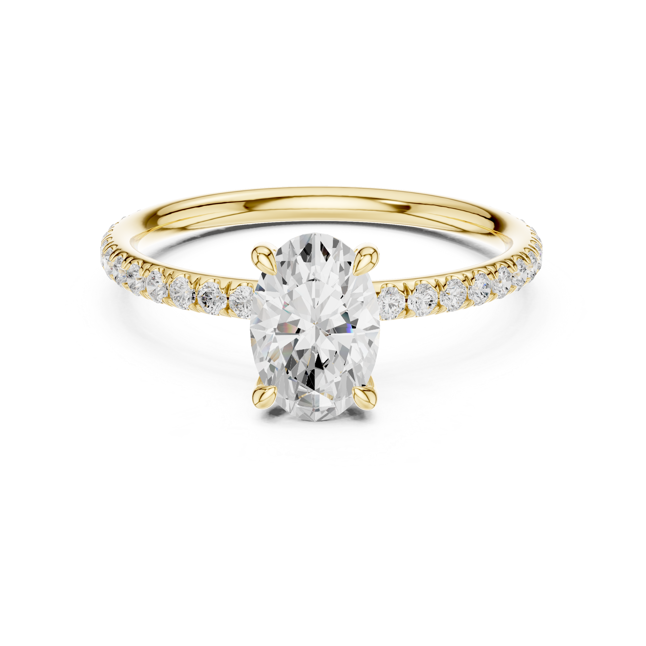 Sorelle Oval Pavé Ring