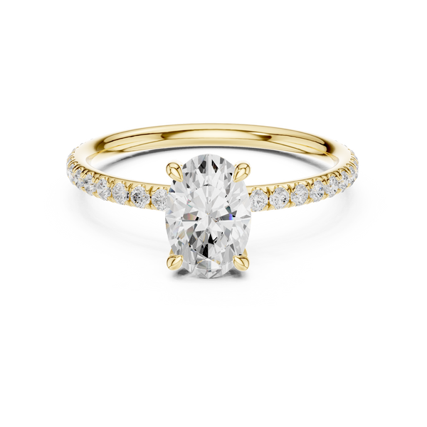 Sorelle Oval Pavé Ring