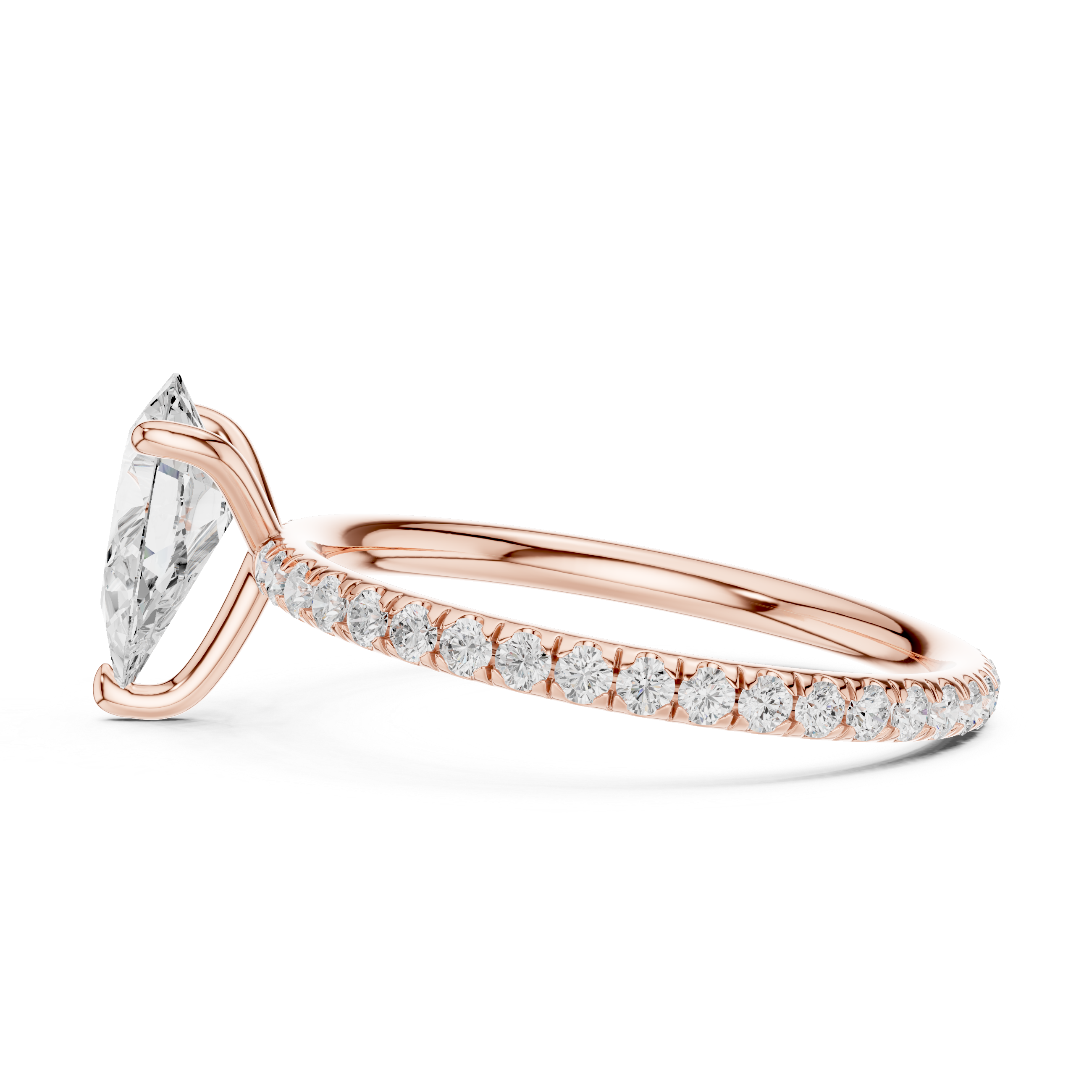 Elyssia Pear Engagement Ring