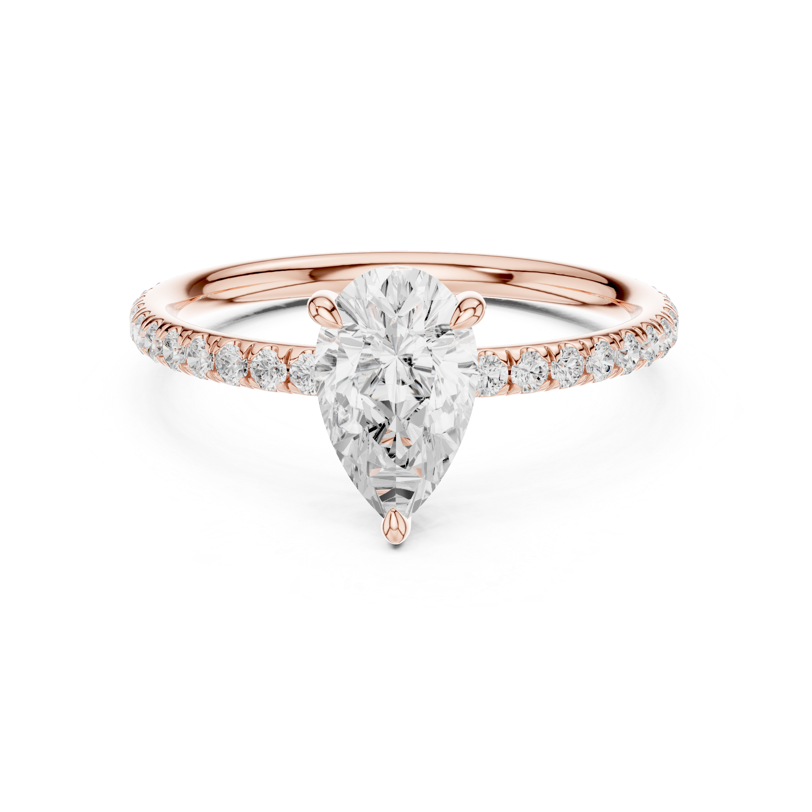 Elyssia Pear Engagement Ring