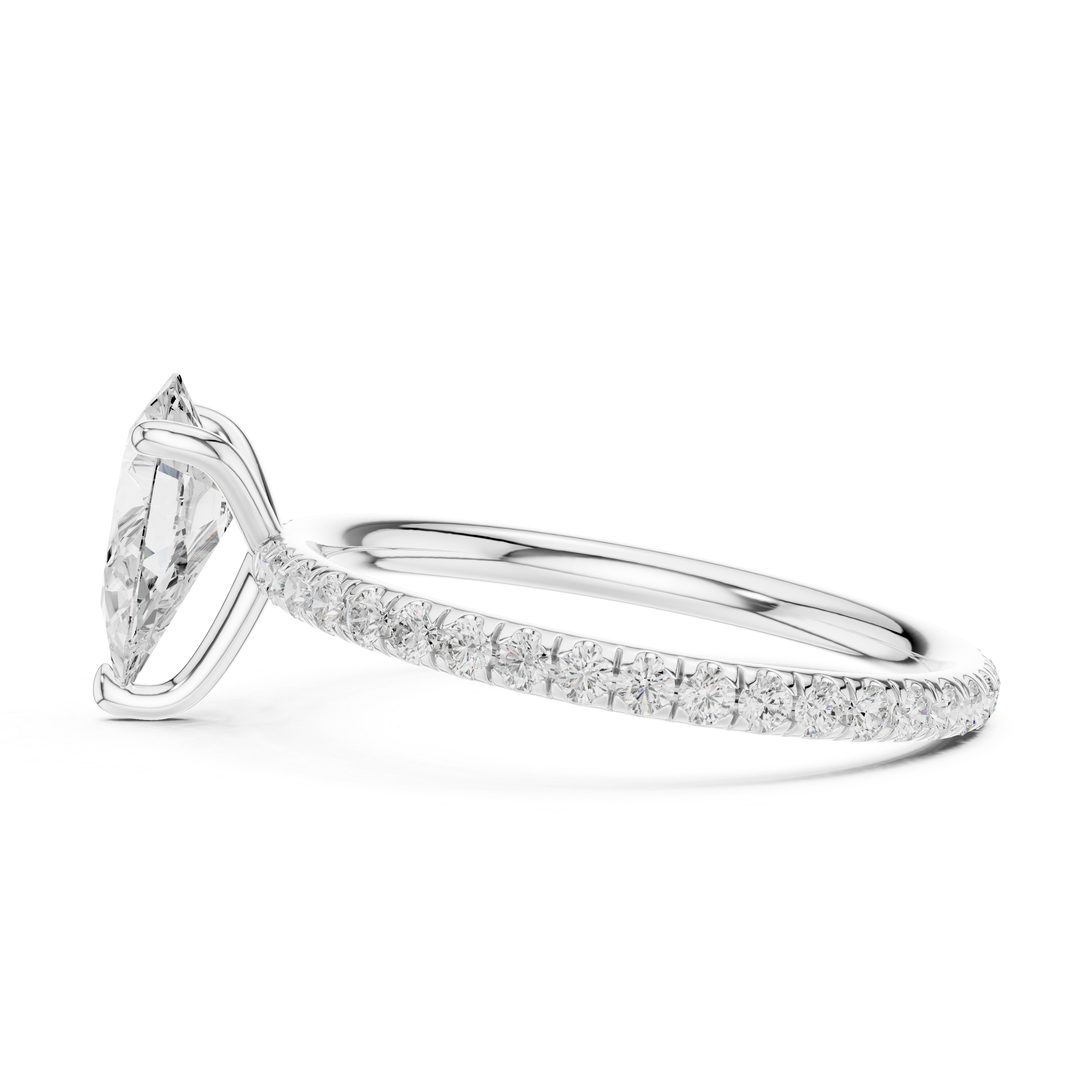 Elyssia Pear Engagement Ring