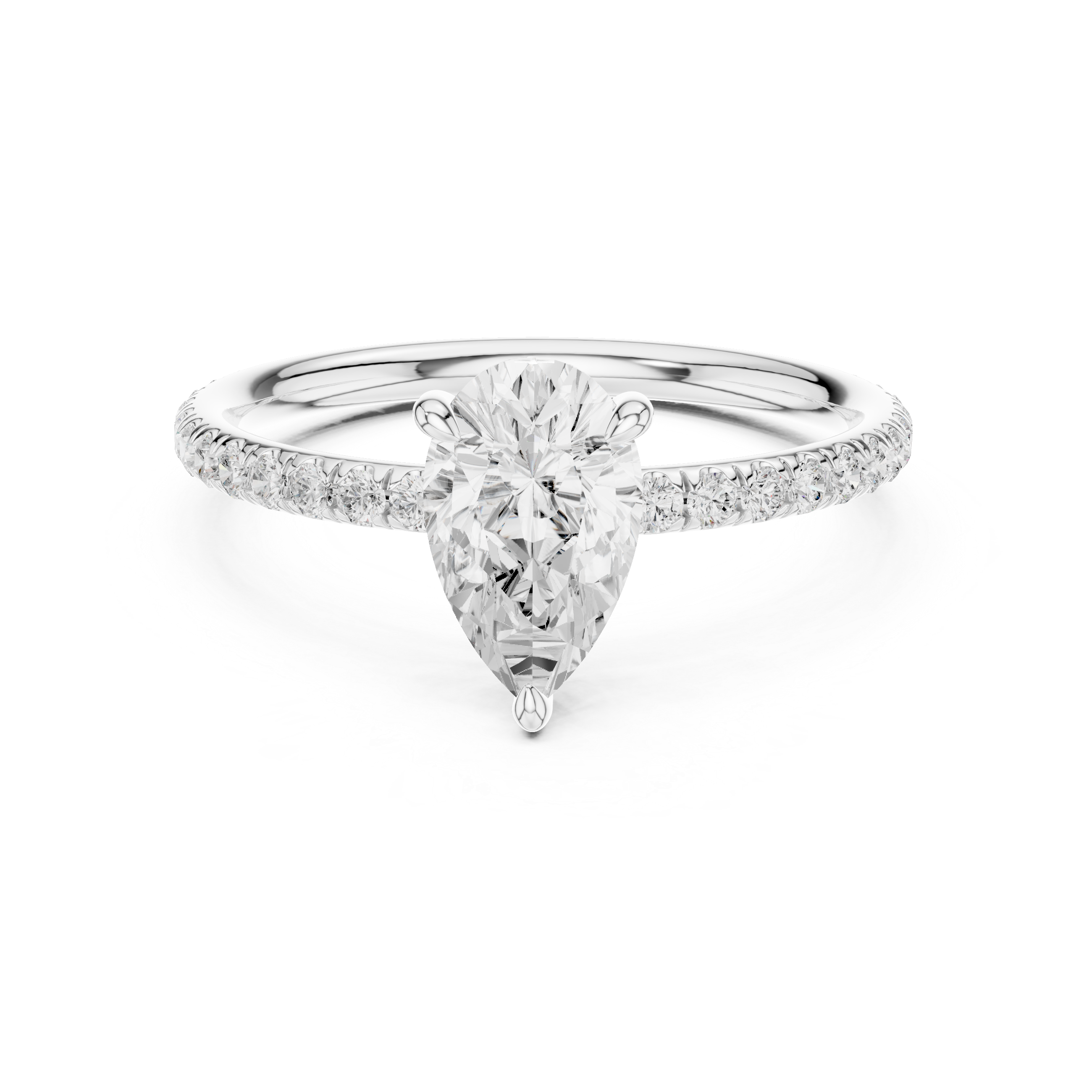 Elyssia Pear Engagement Ring