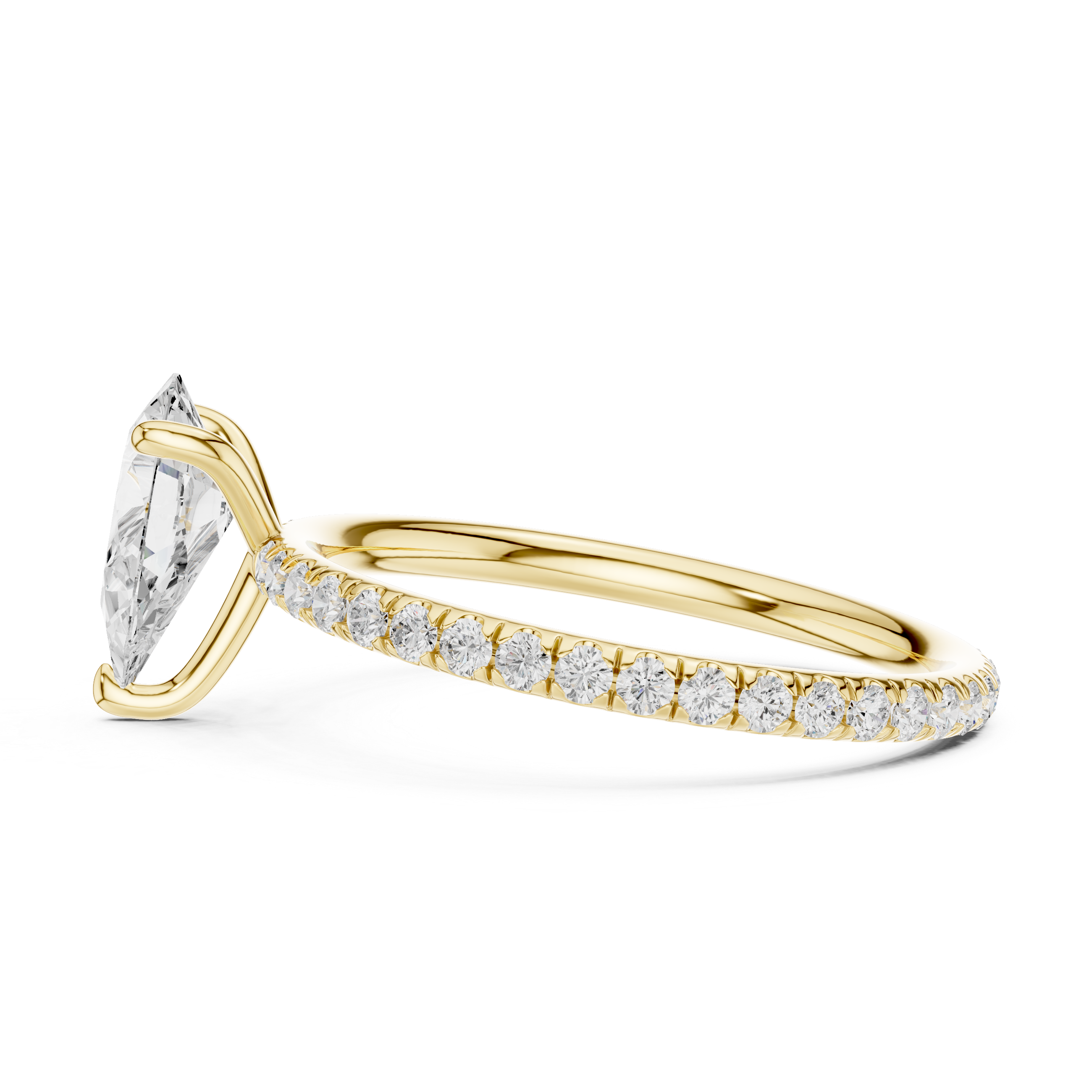 Elyssia Pear Engagement Ring