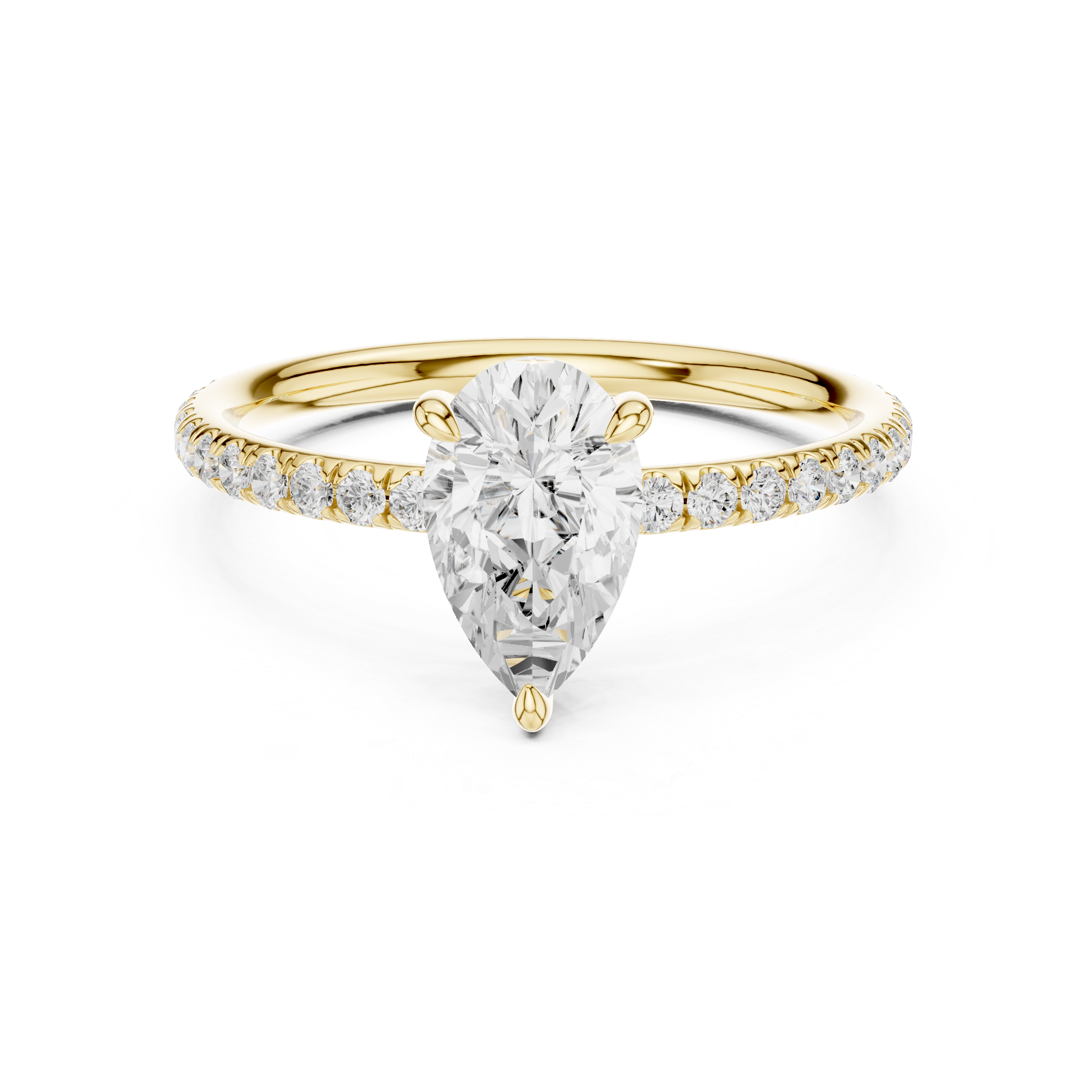 Elyssia Pear Engagement Ring
