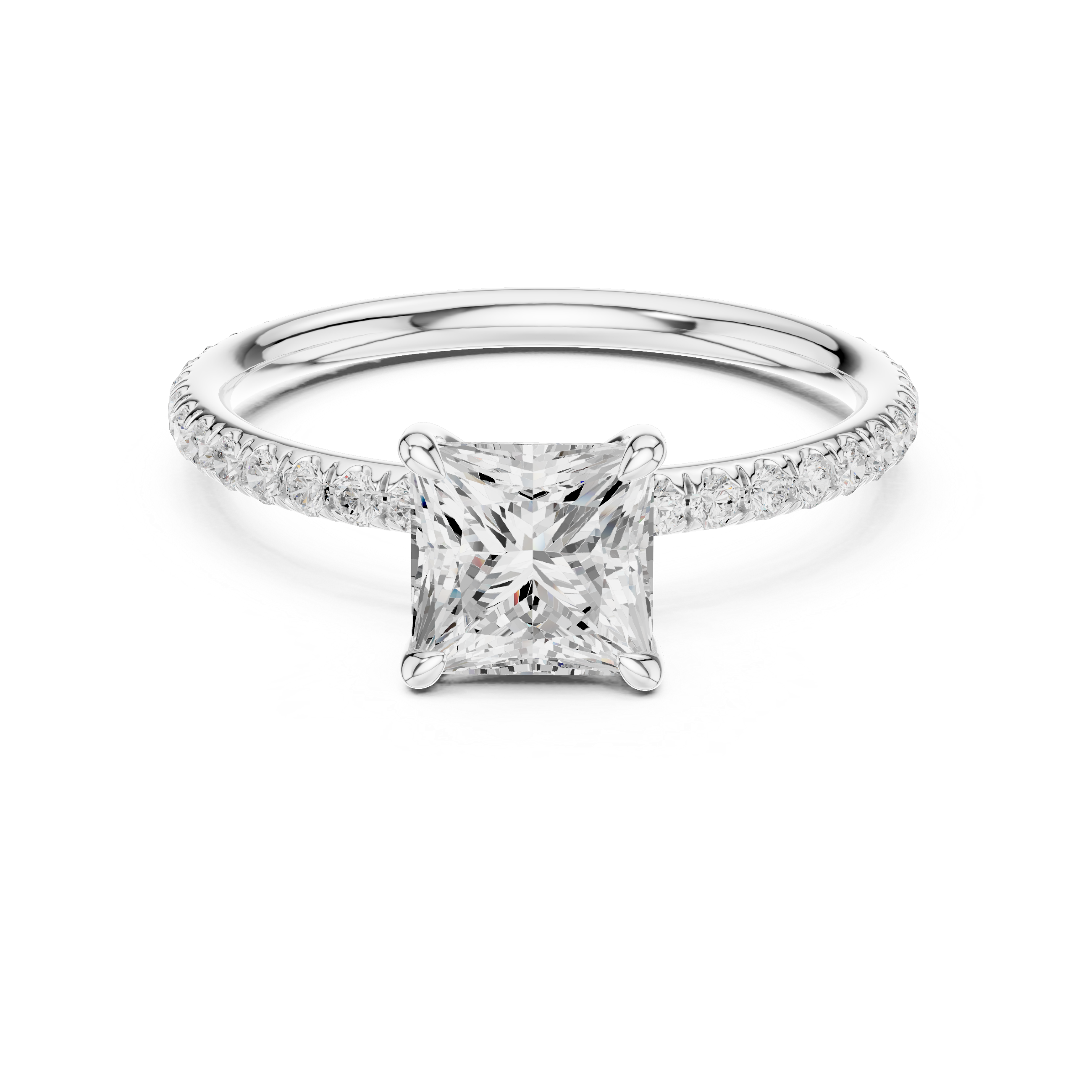 Zephira Princess Diamond Ring