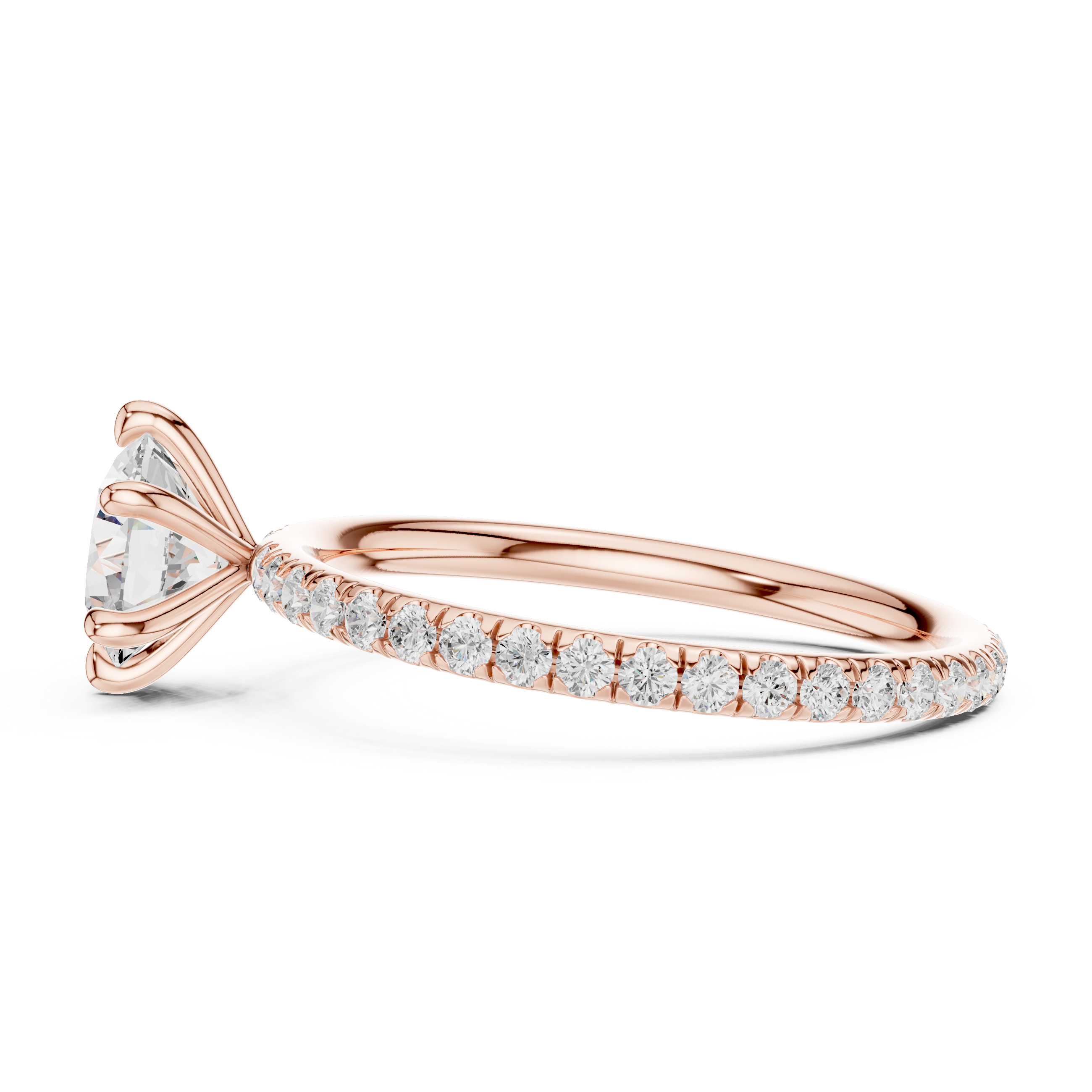 Avelique Round Pavé Ring