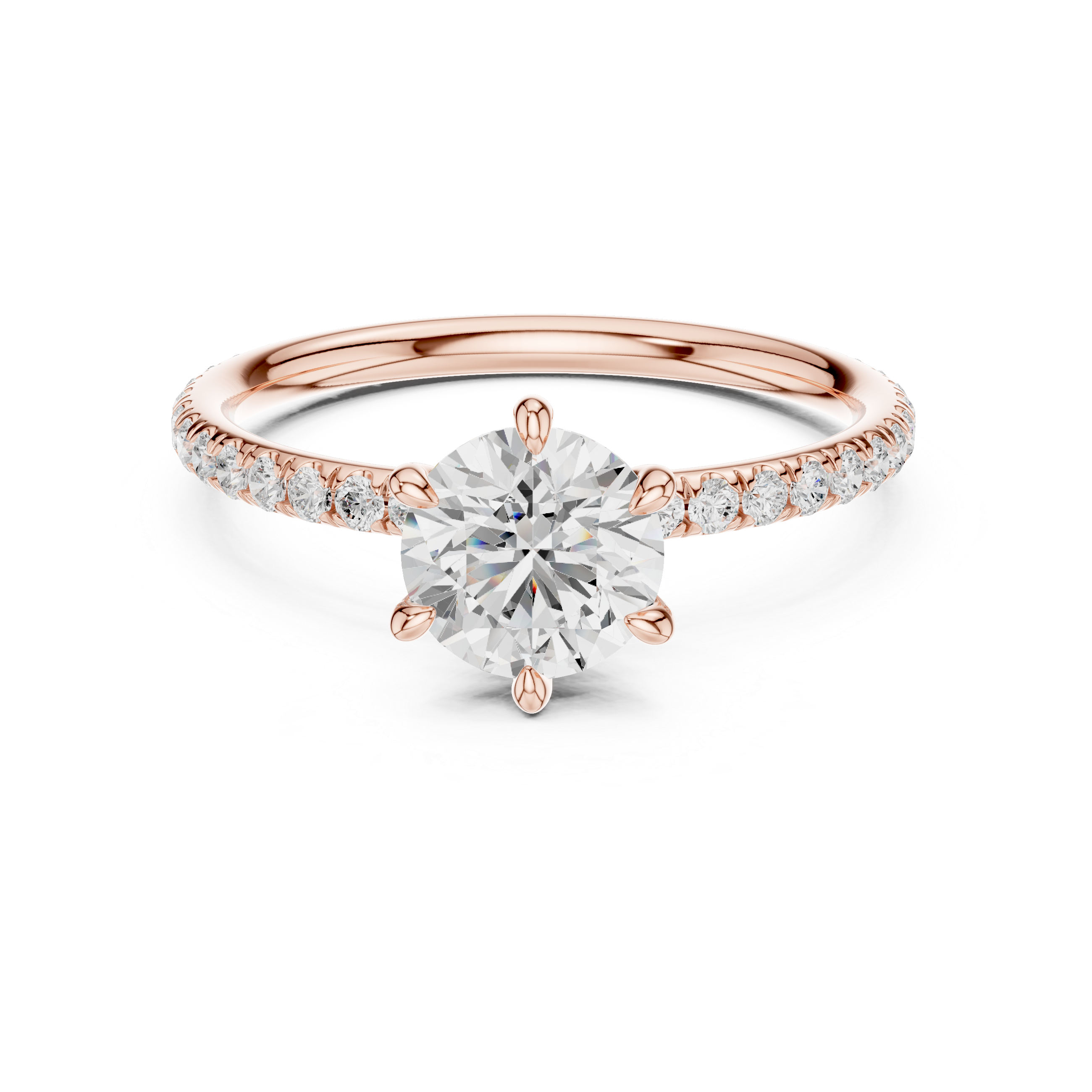 Avelique Round Pavé Ring