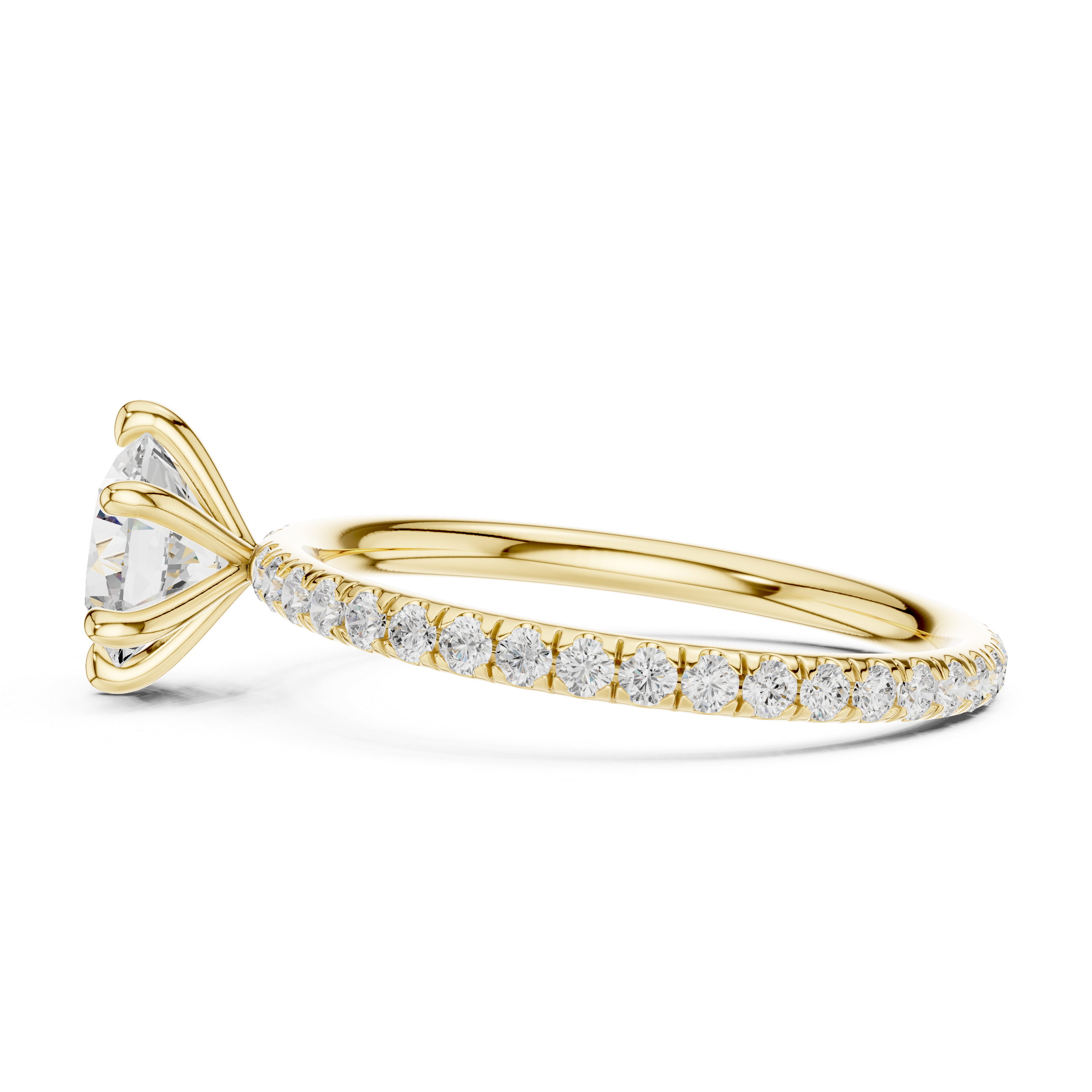 Avelique Round Pavé Ring
