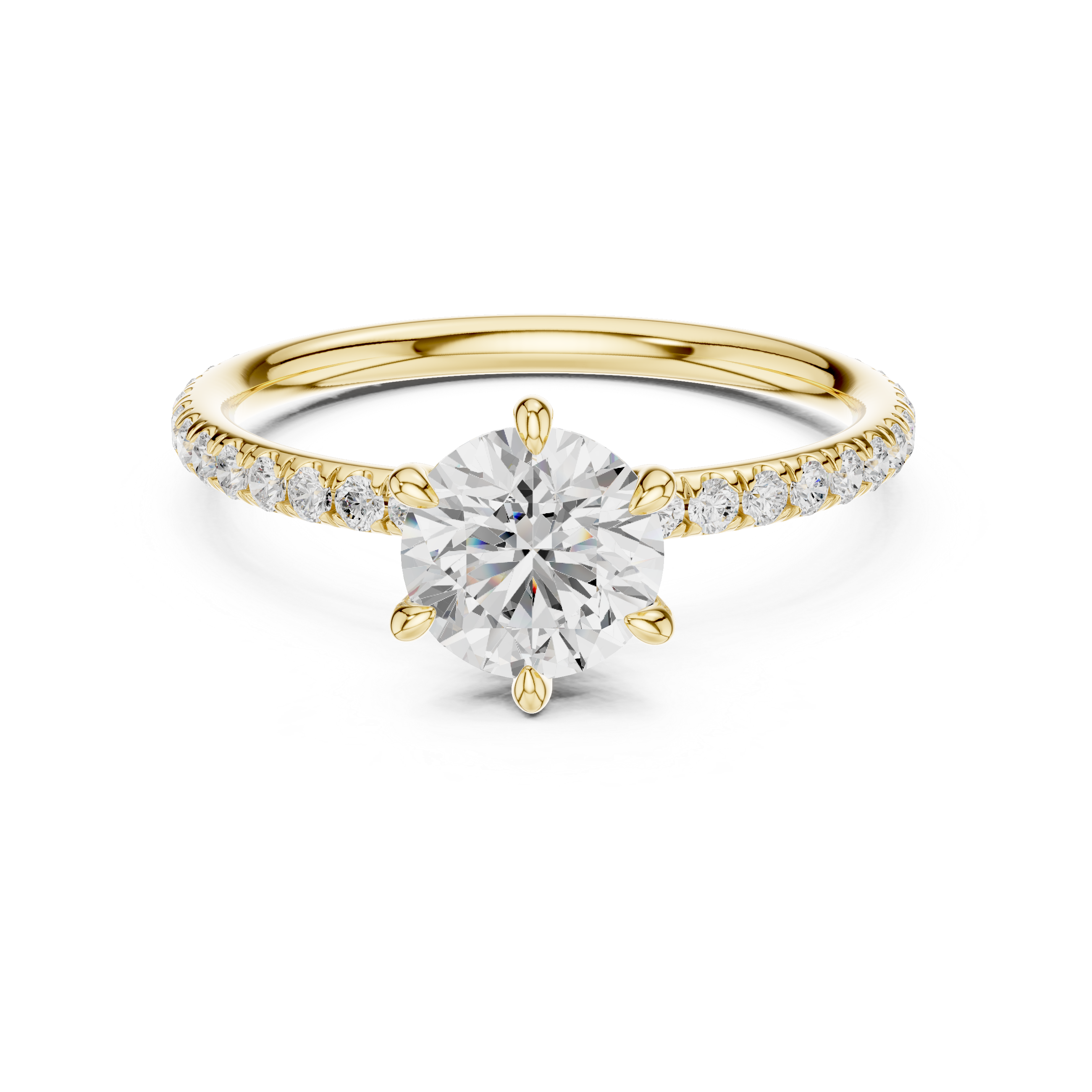Avelique Round Pavé Ring