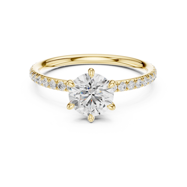 Avelique Round Pavé Ring