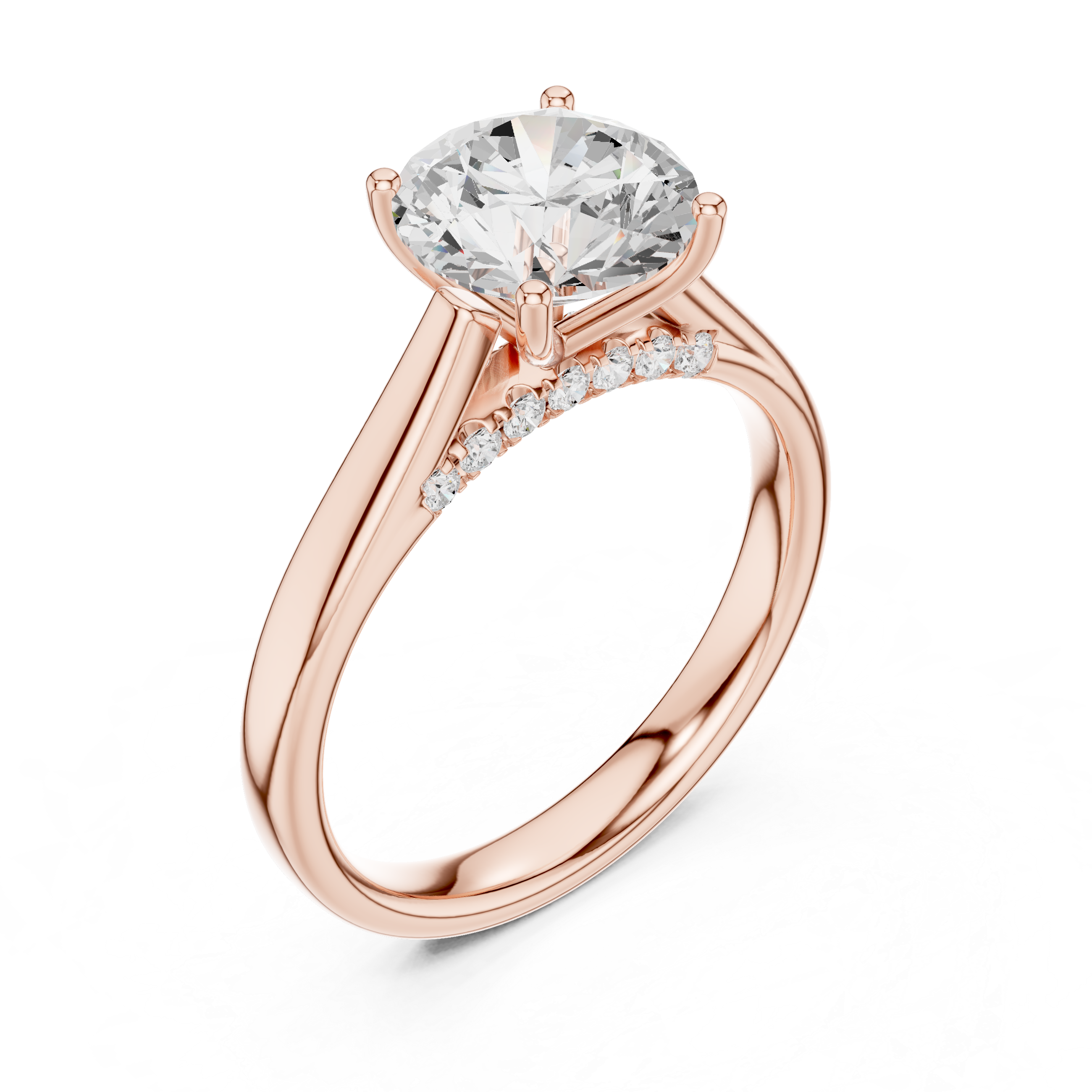 Aurevia Round Diamond Ring