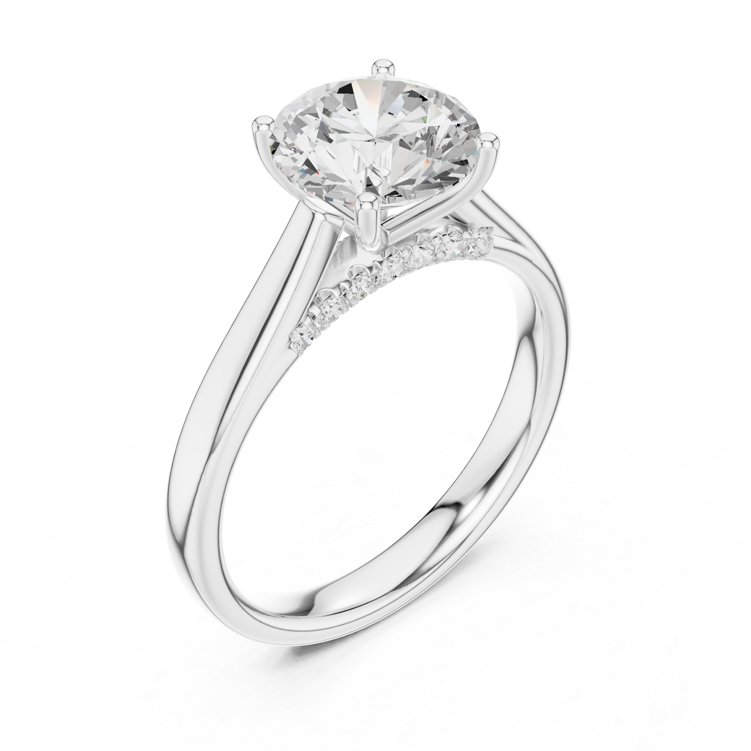 Aurevia Round Diamond Ring