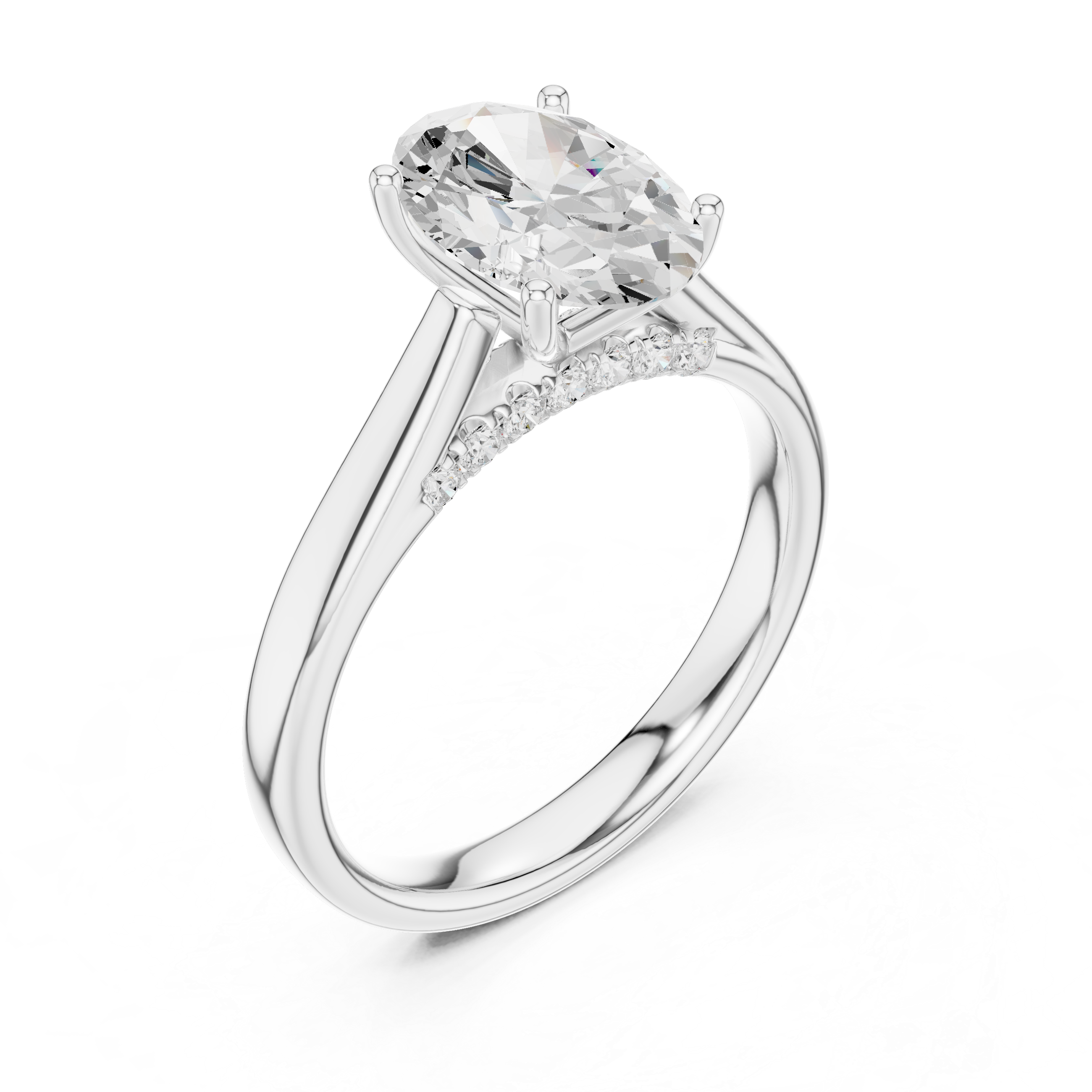 Avielle Oval Diamond Ring