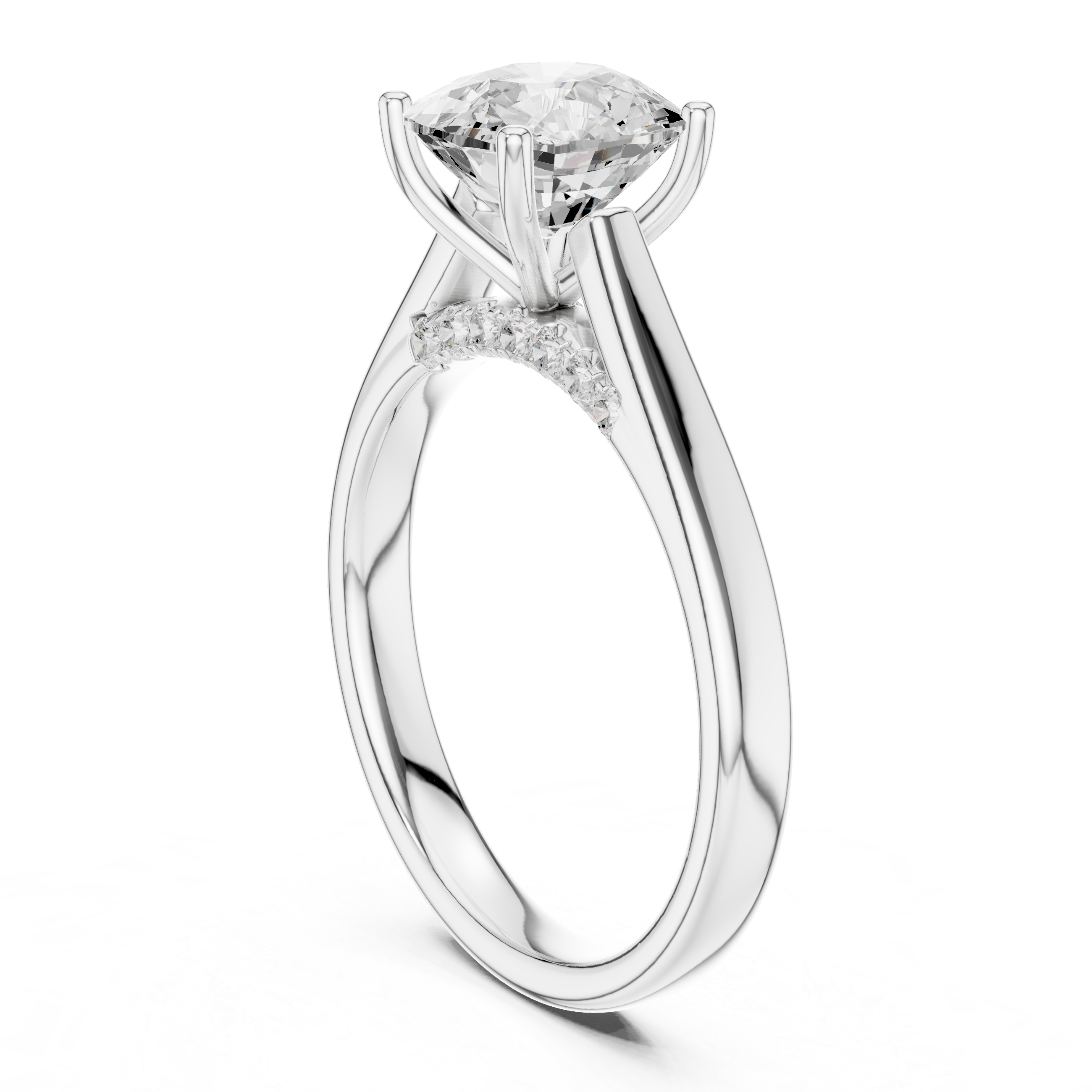 Veloura Cushion Diamond Ring