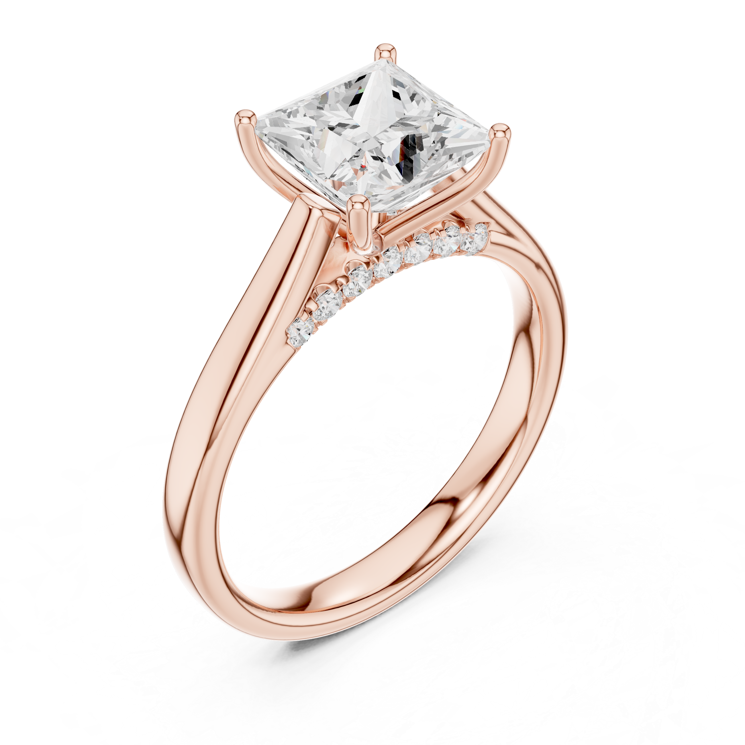 Oravelle Princess Diamond Ring