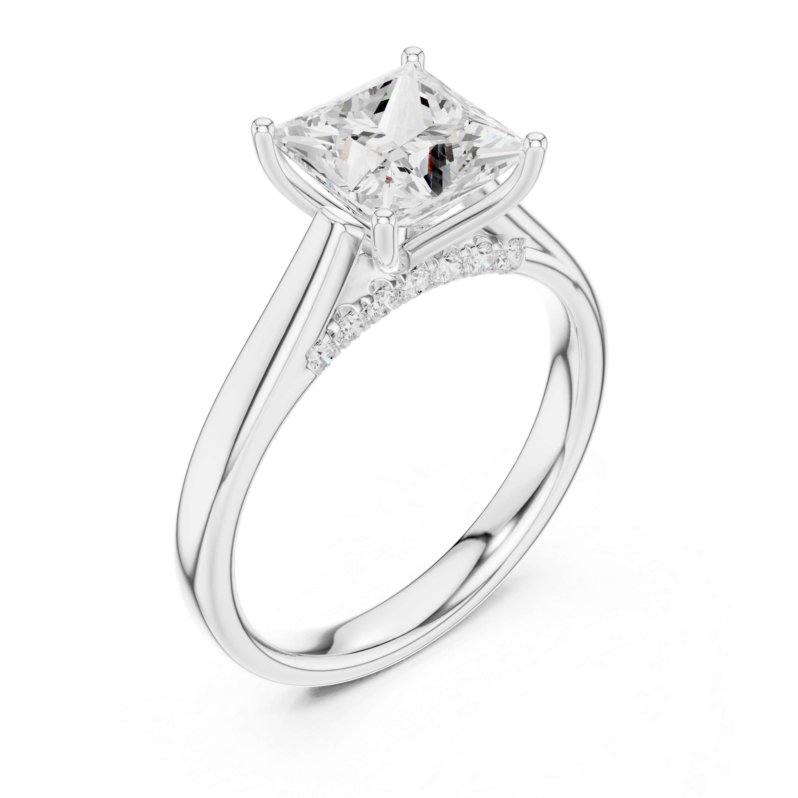 Oravelle Princess Diamond Ring