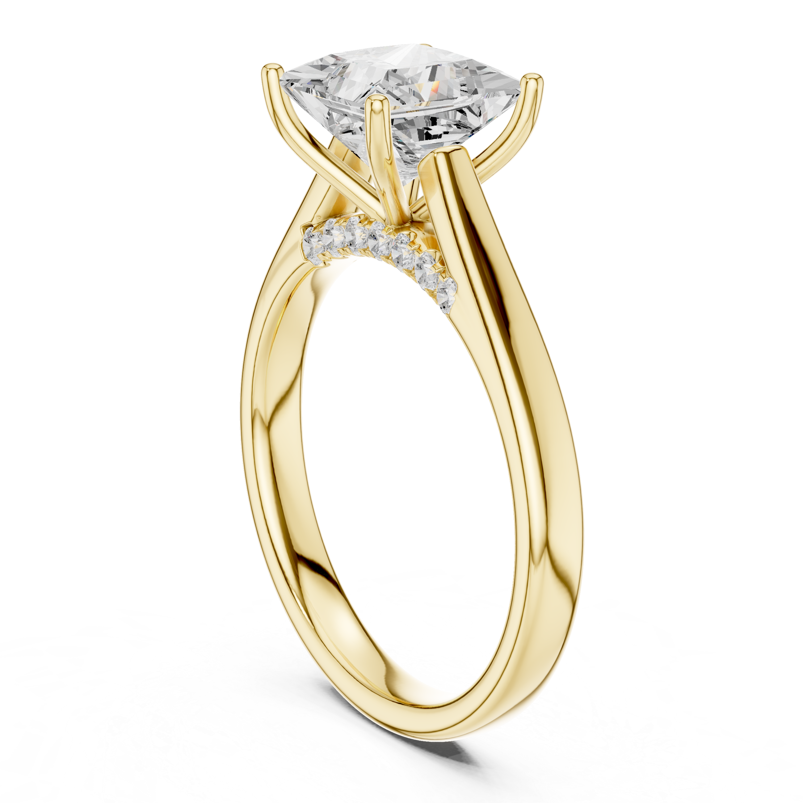 Oravelle Princess Diamond Ring