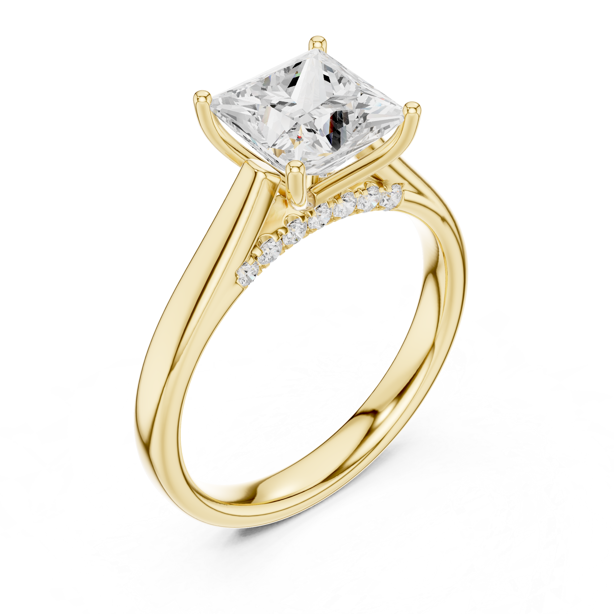 Oravelle Princess Diamond Ring