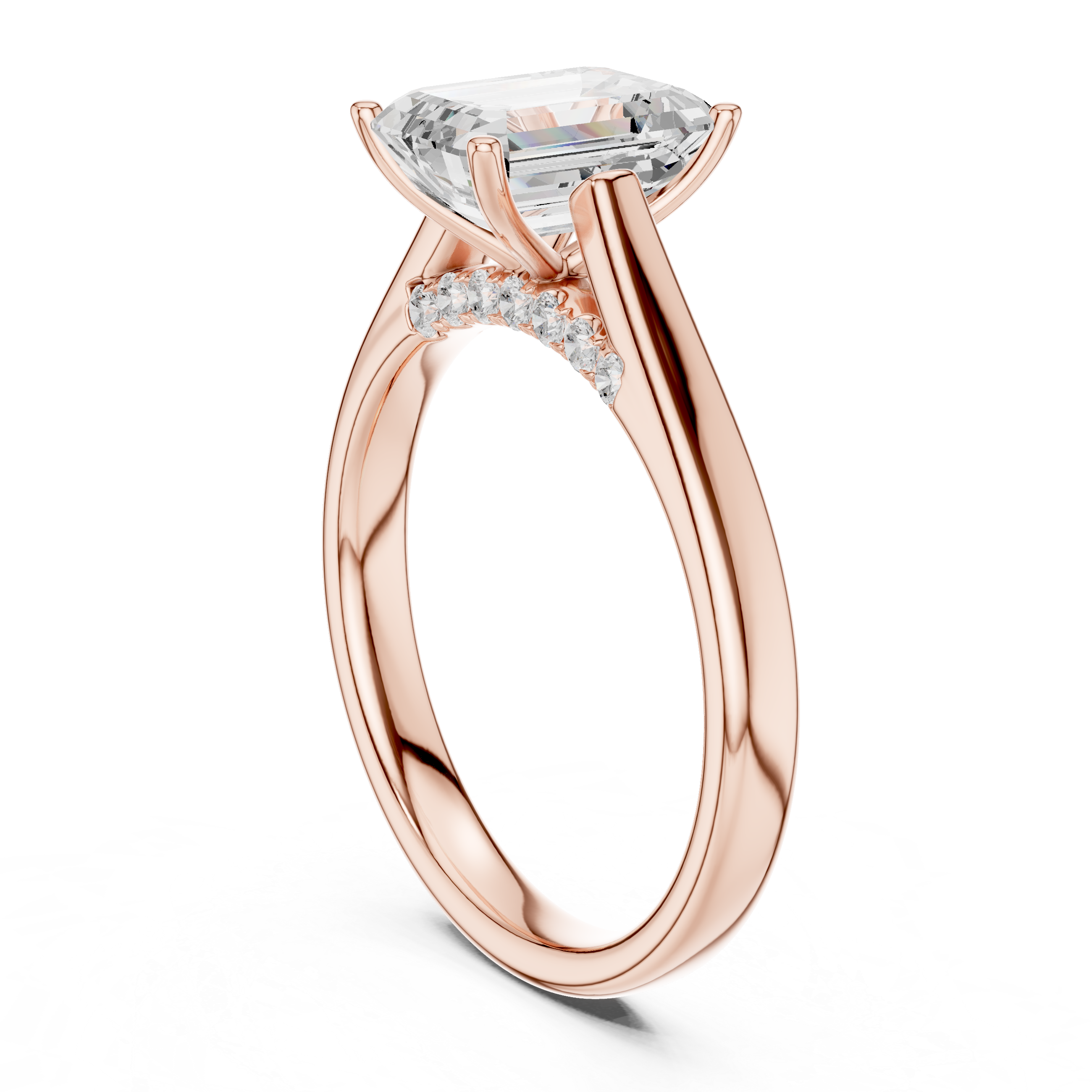 Elysian Emerald Diamond Ring
