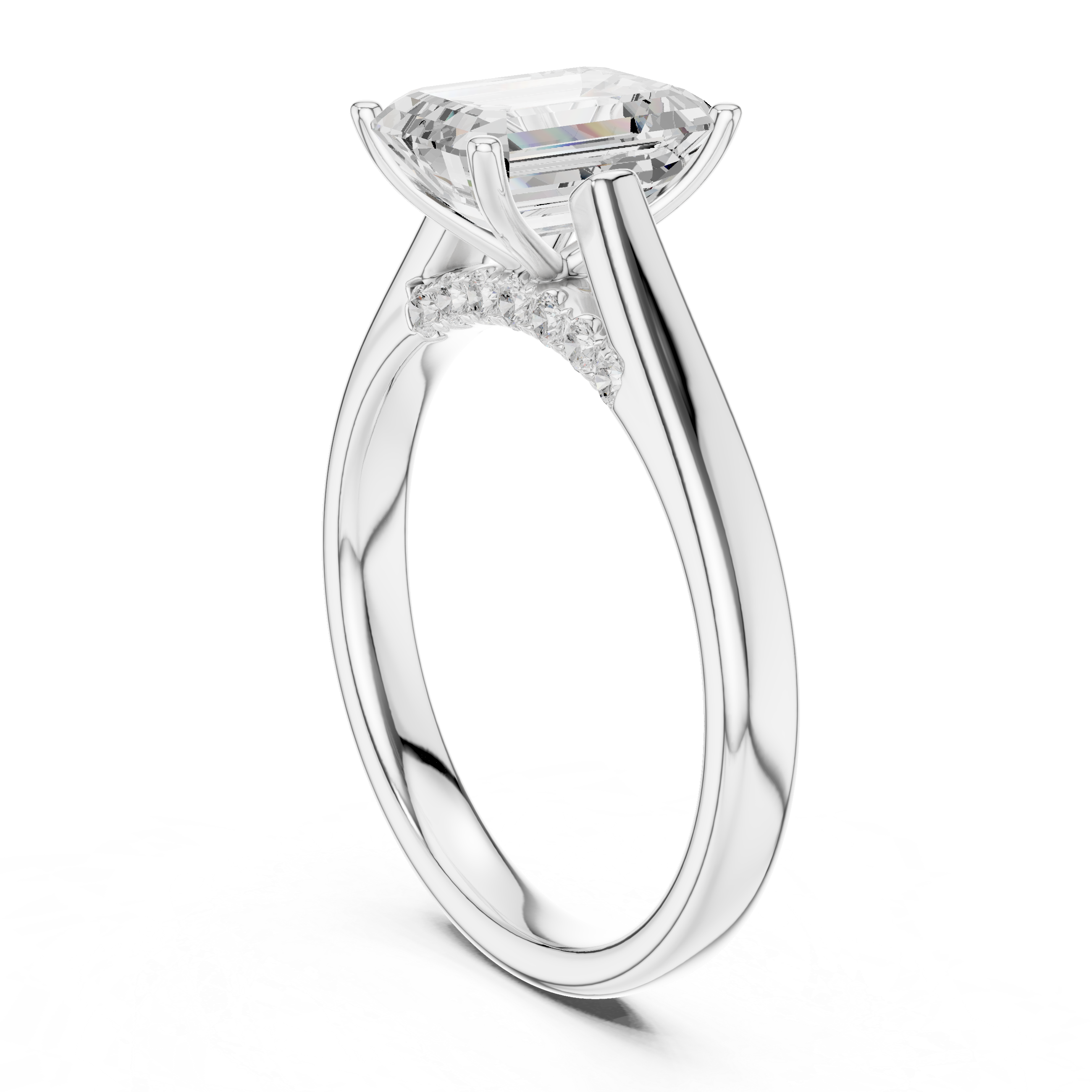 Elysian Emerald Diamond Ring