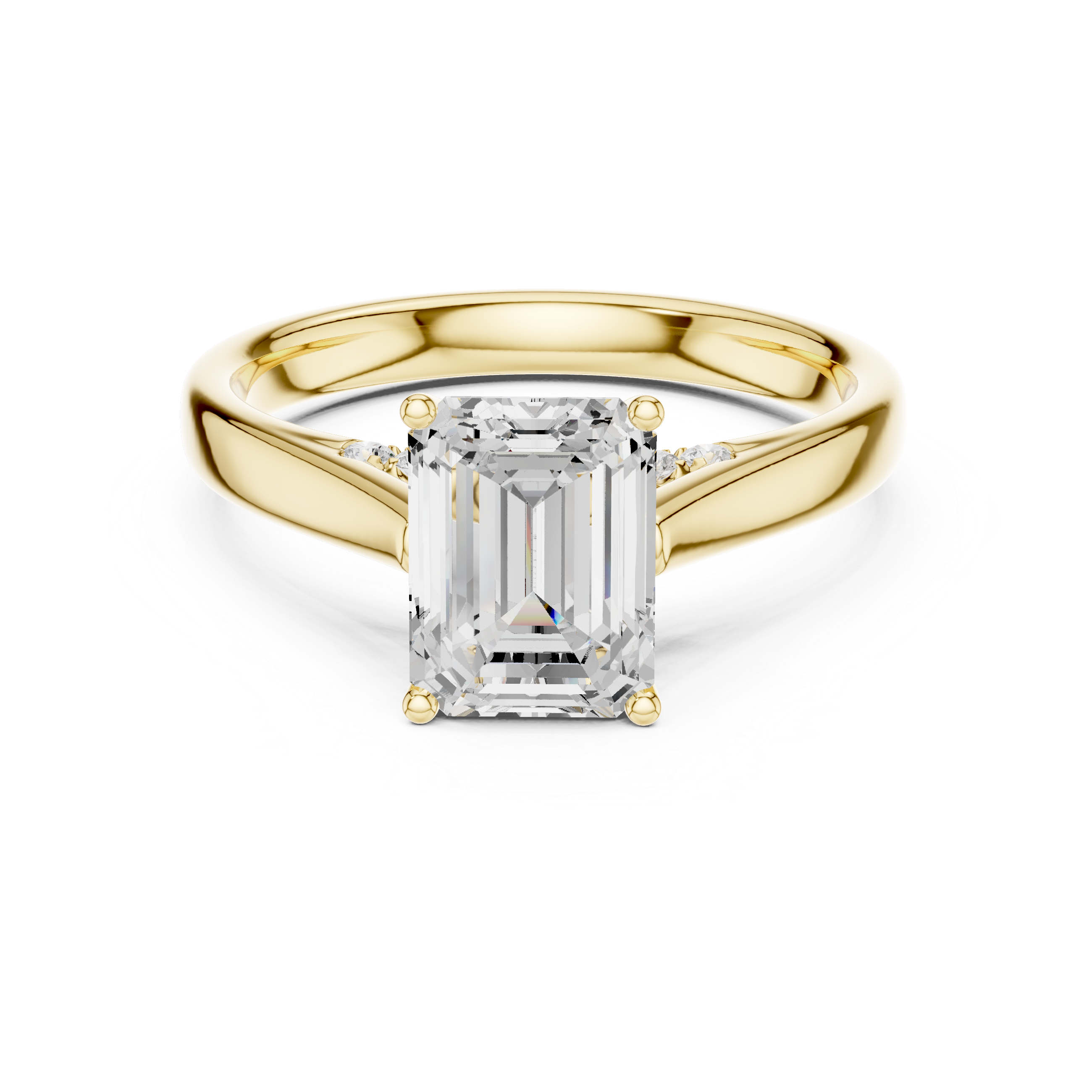 Elysian Emerald Diamond Ring