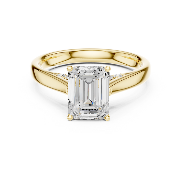 Elysian Emerald Diamond Ring
