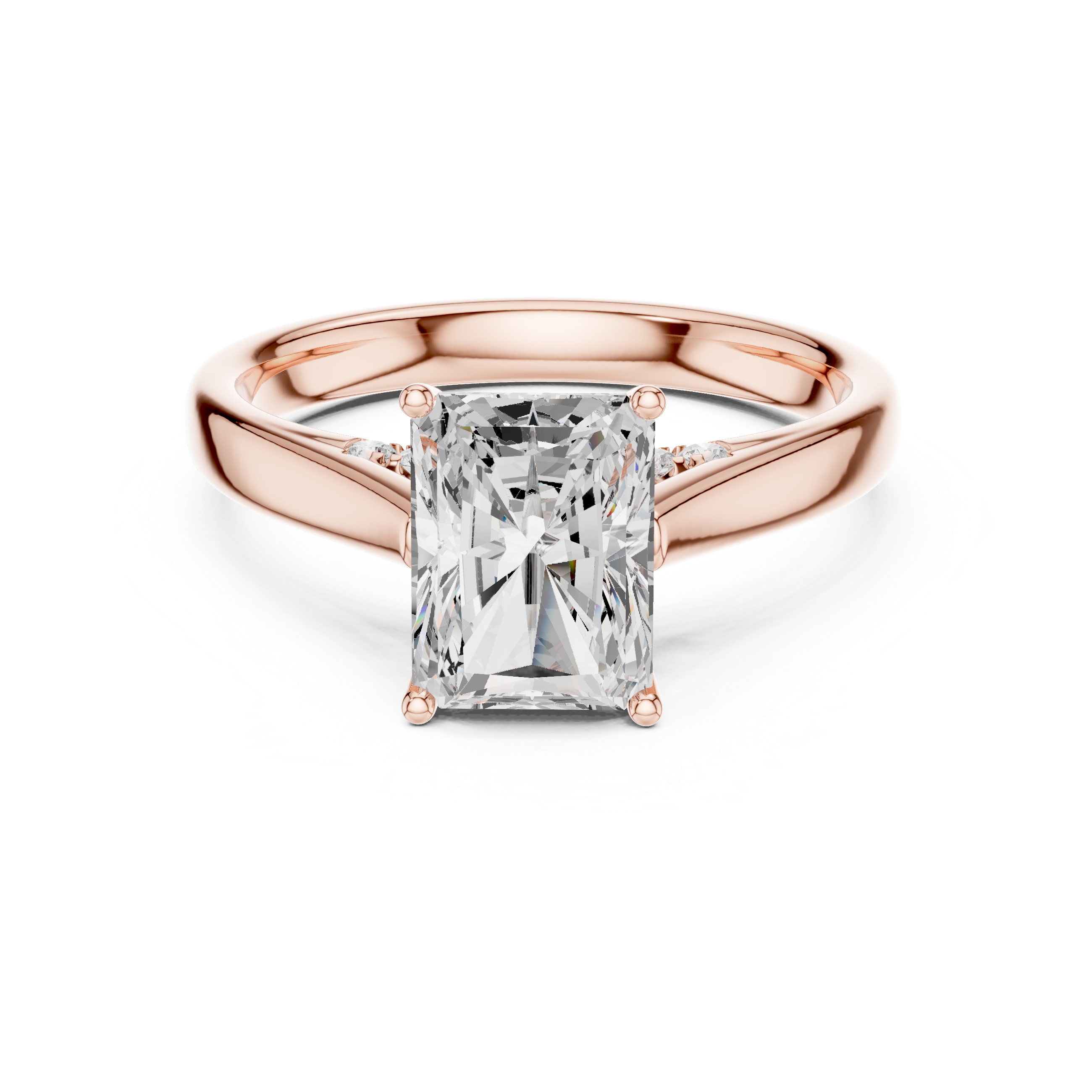 Aurevon Radiant Diamond Ring