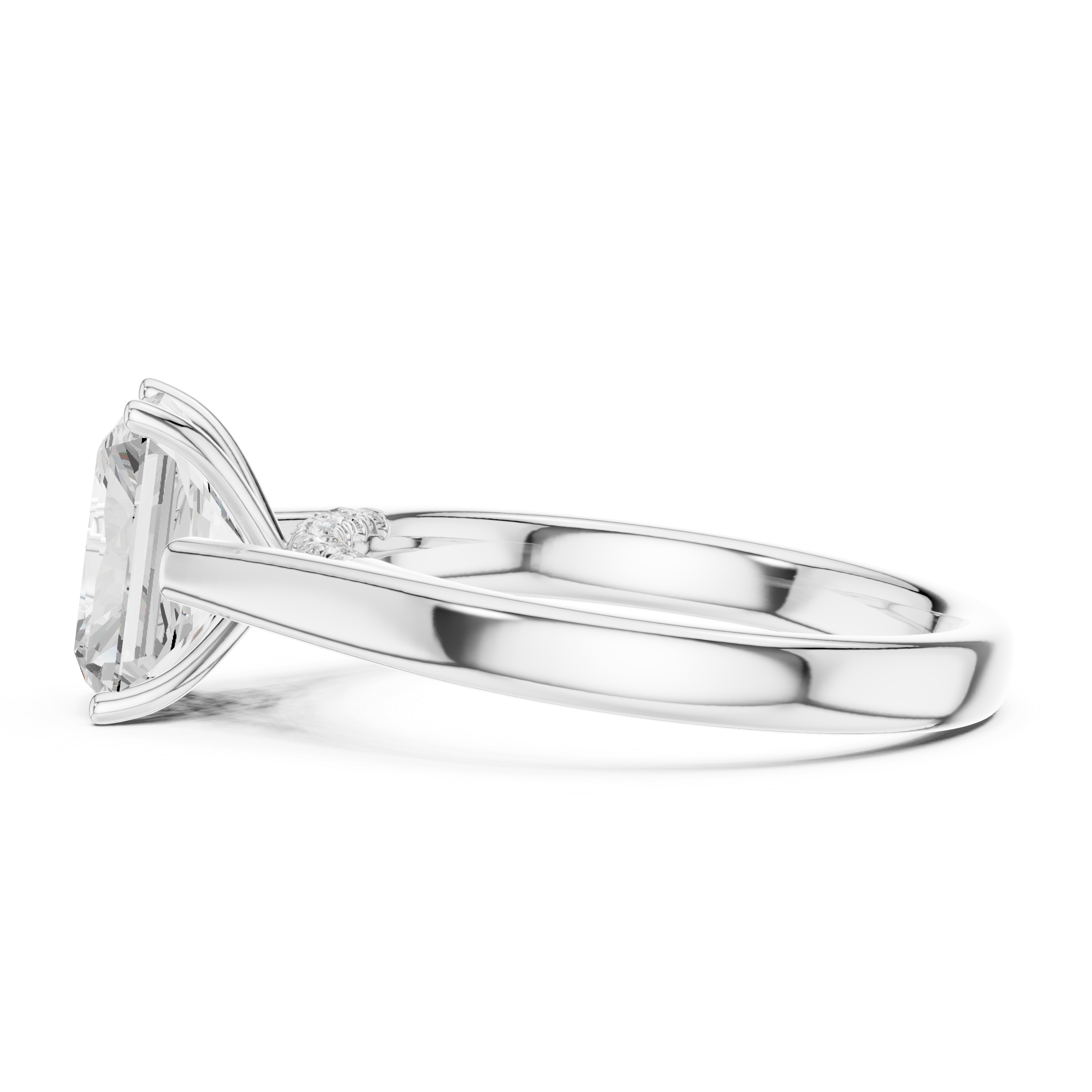 Aurevon Radiant Diamond Ring