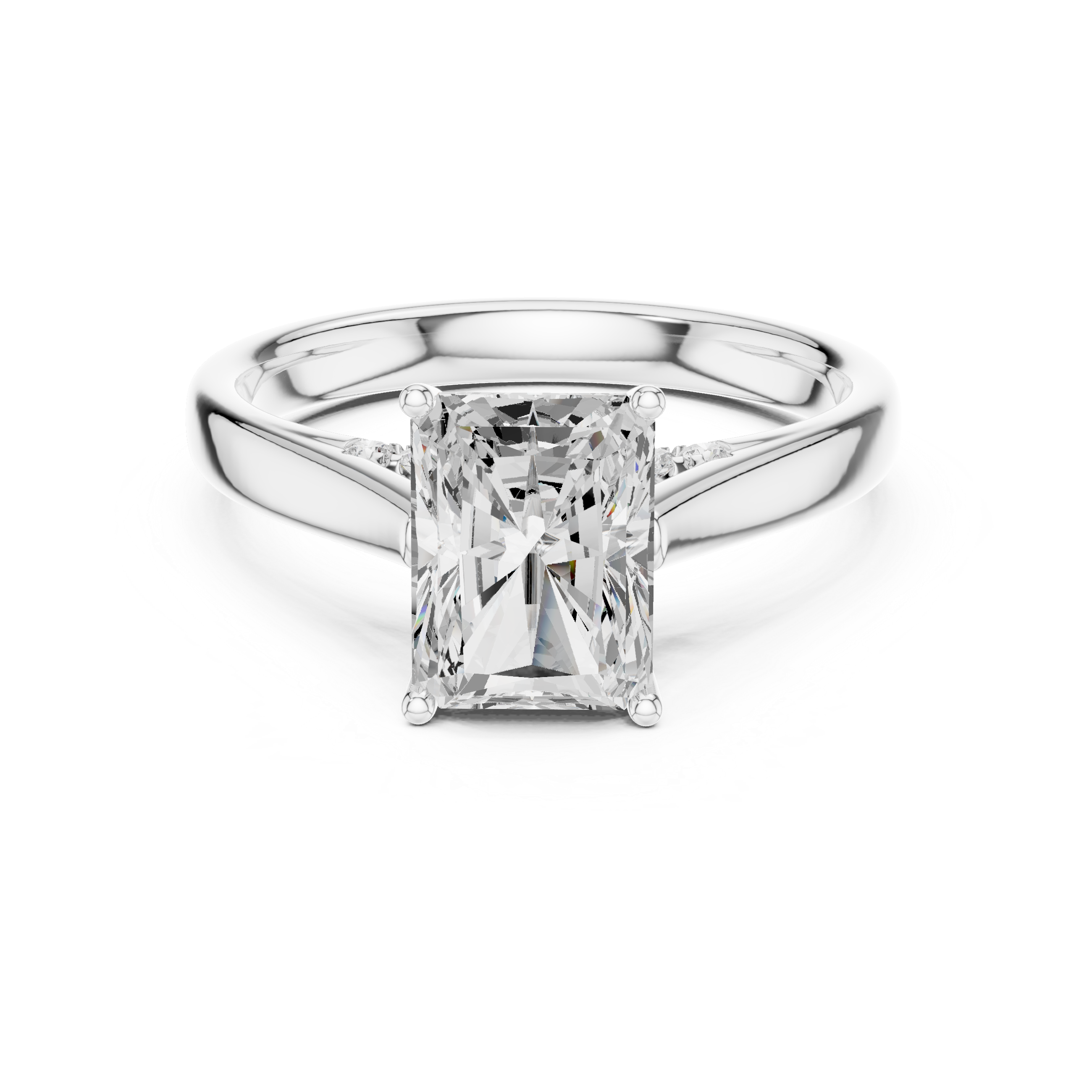 Aurevon Radiant Diamond Ring