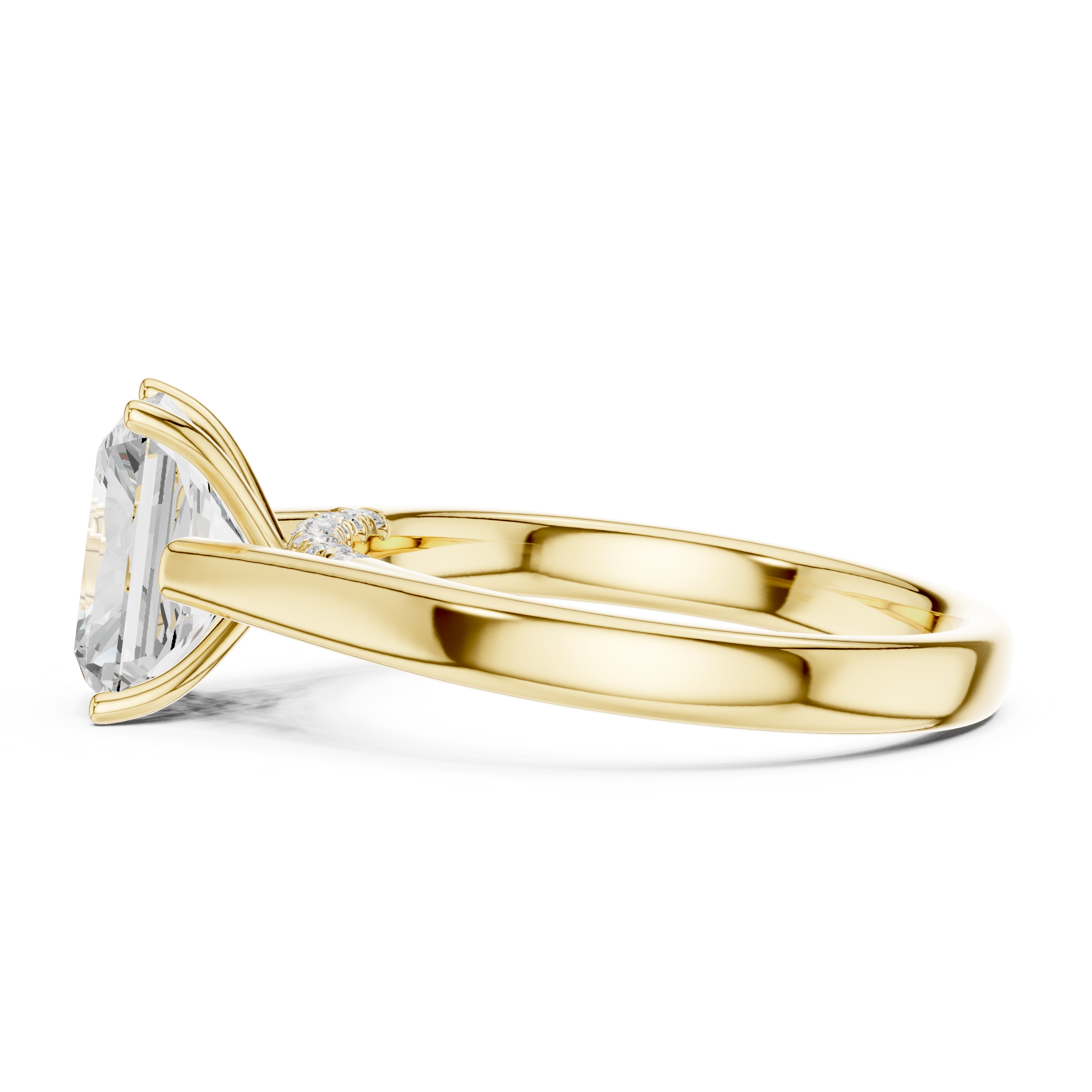 Aurevon Radiant Diamond Ring