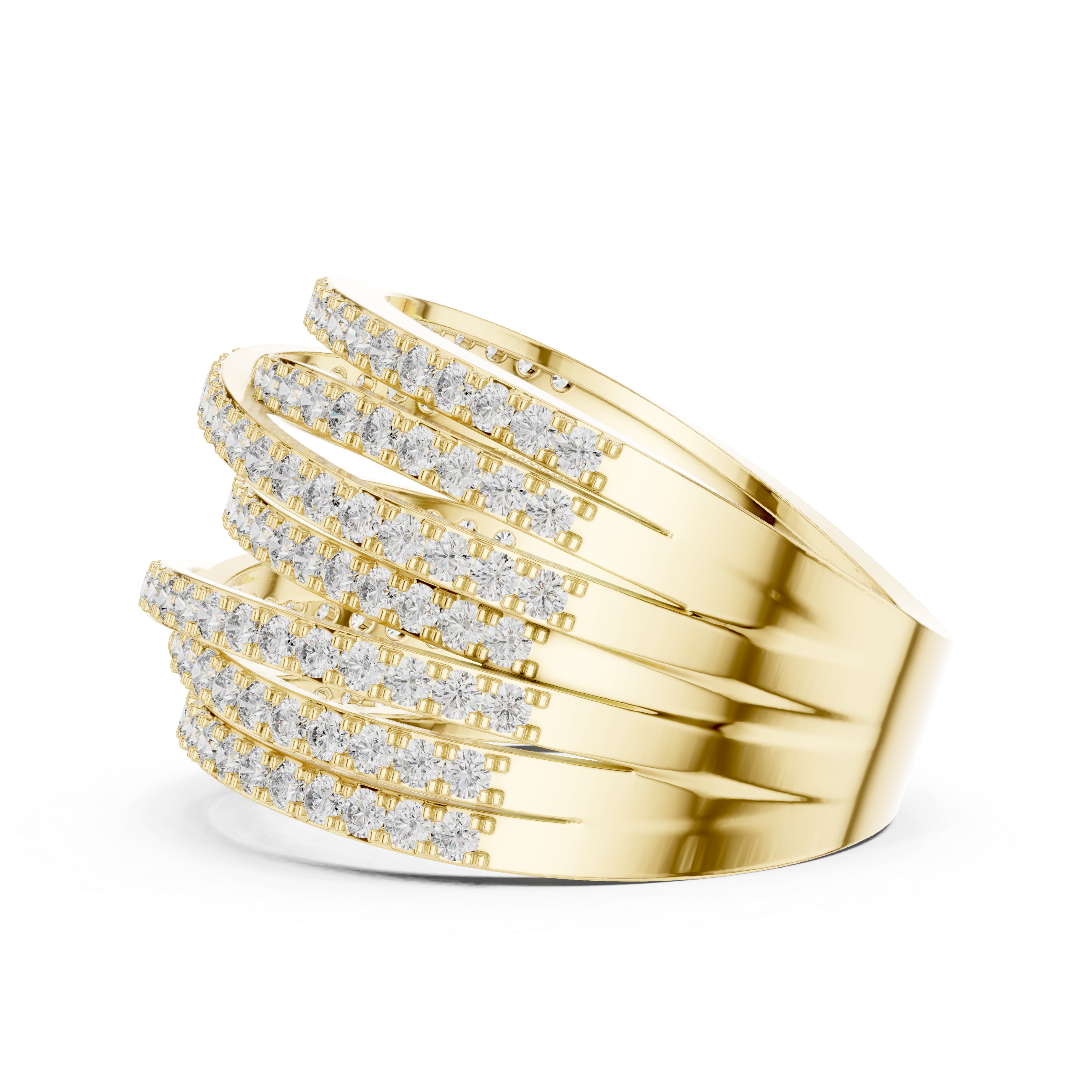 Luxury Pavé Diamond Statement Ring