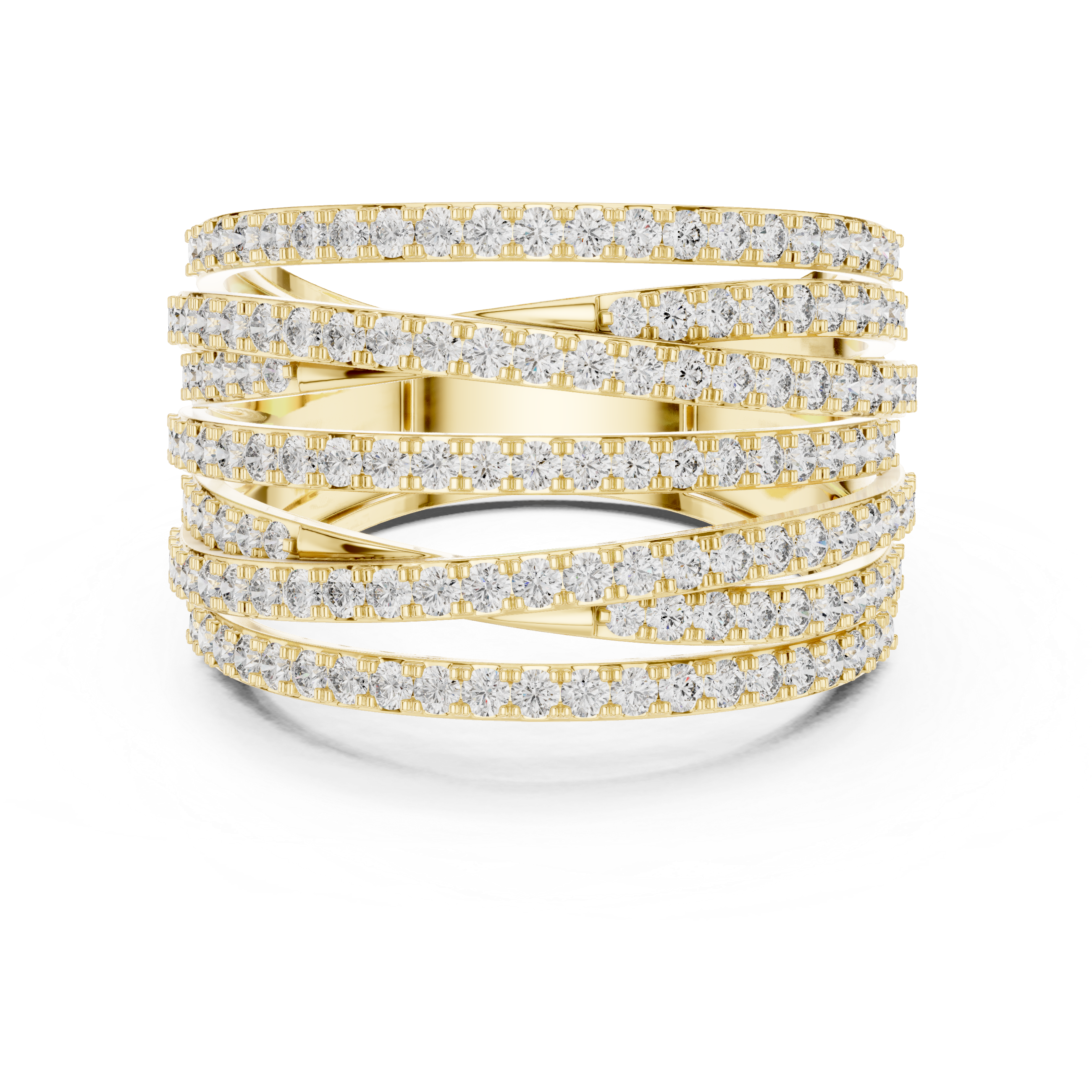 Luxury Pavé Diamond Statement Ring