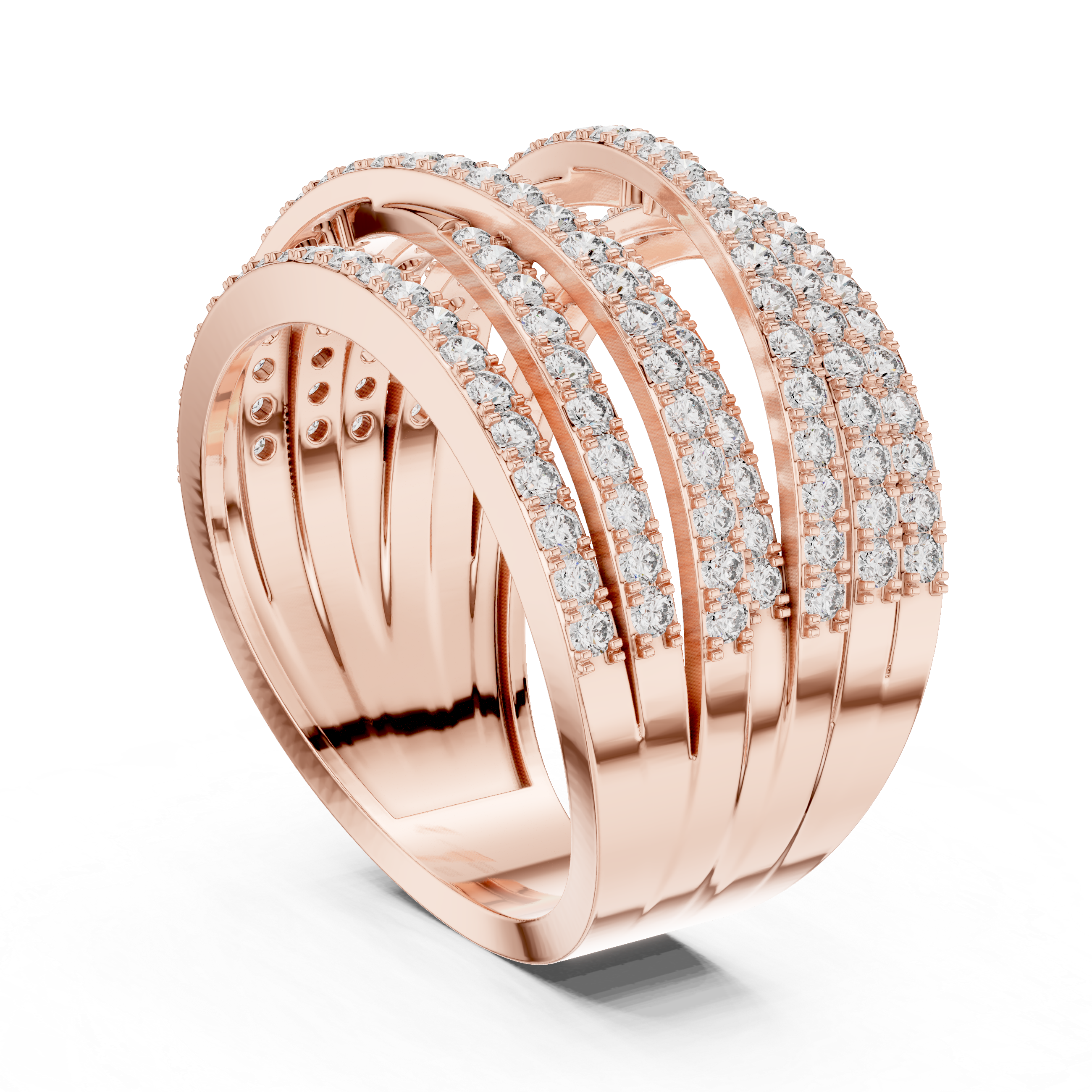 Luxury Pavé Diamond Statement Ring