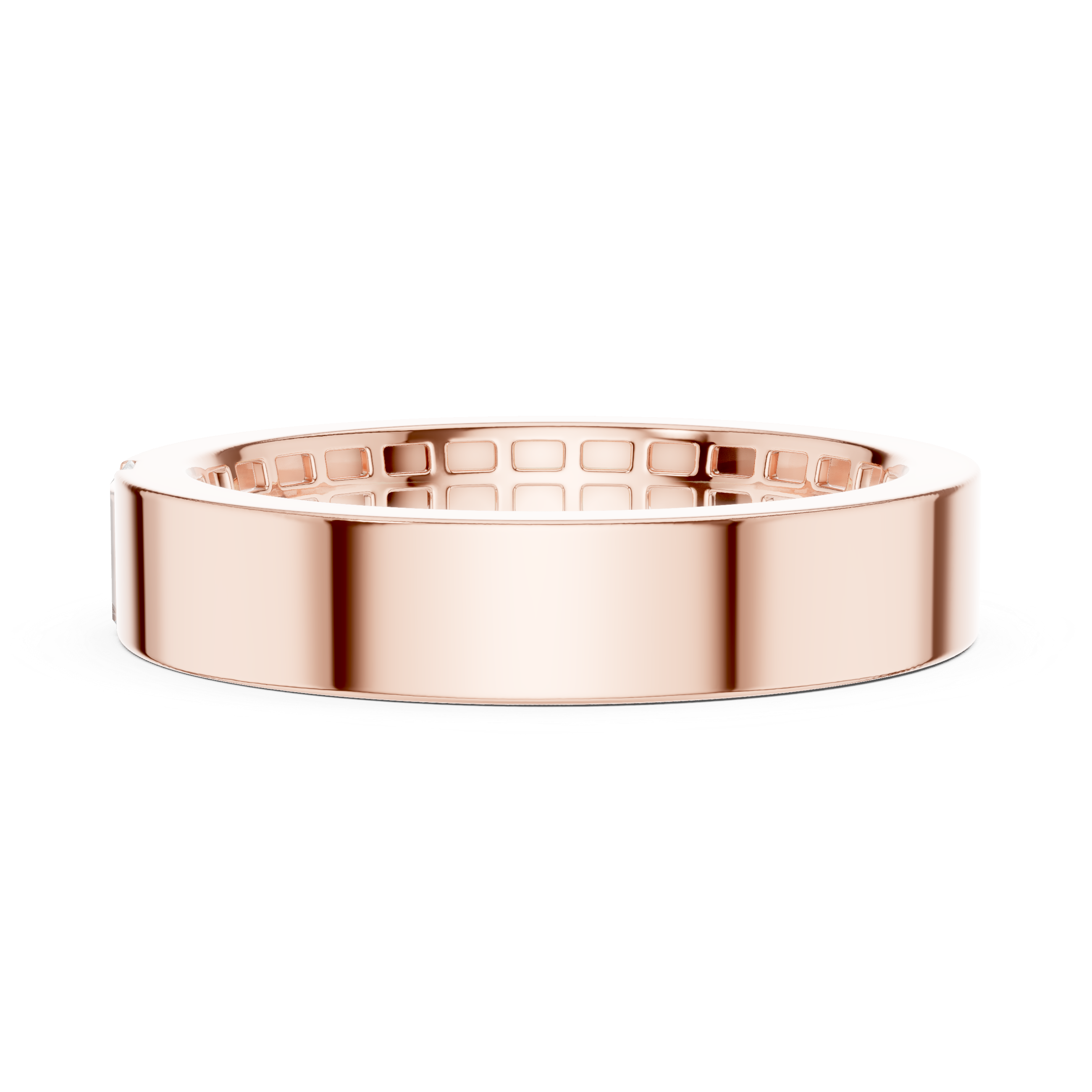 Luna Baguette Diamond Wedding Band