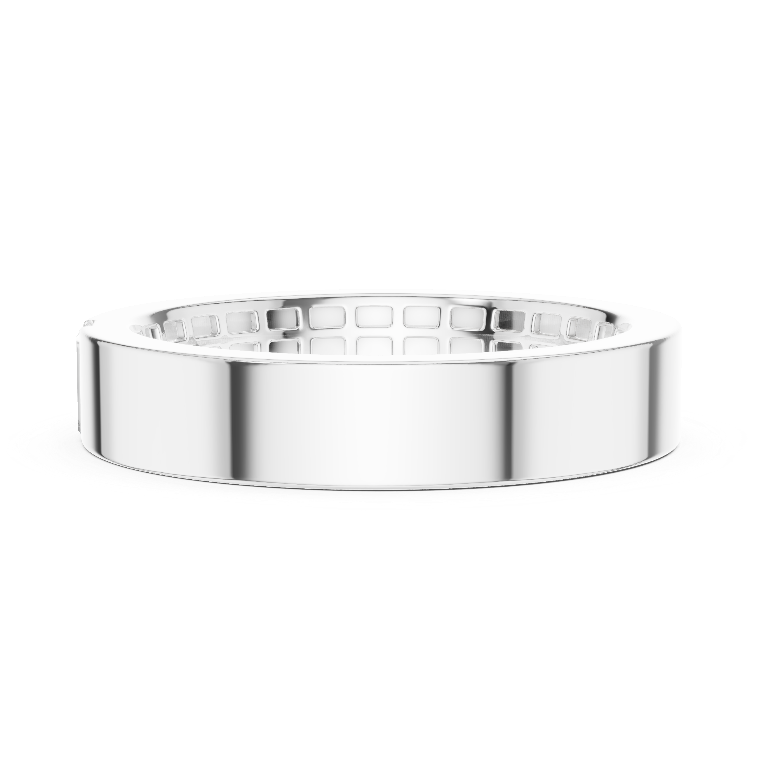Luna Baguette Diamond Wedding Band