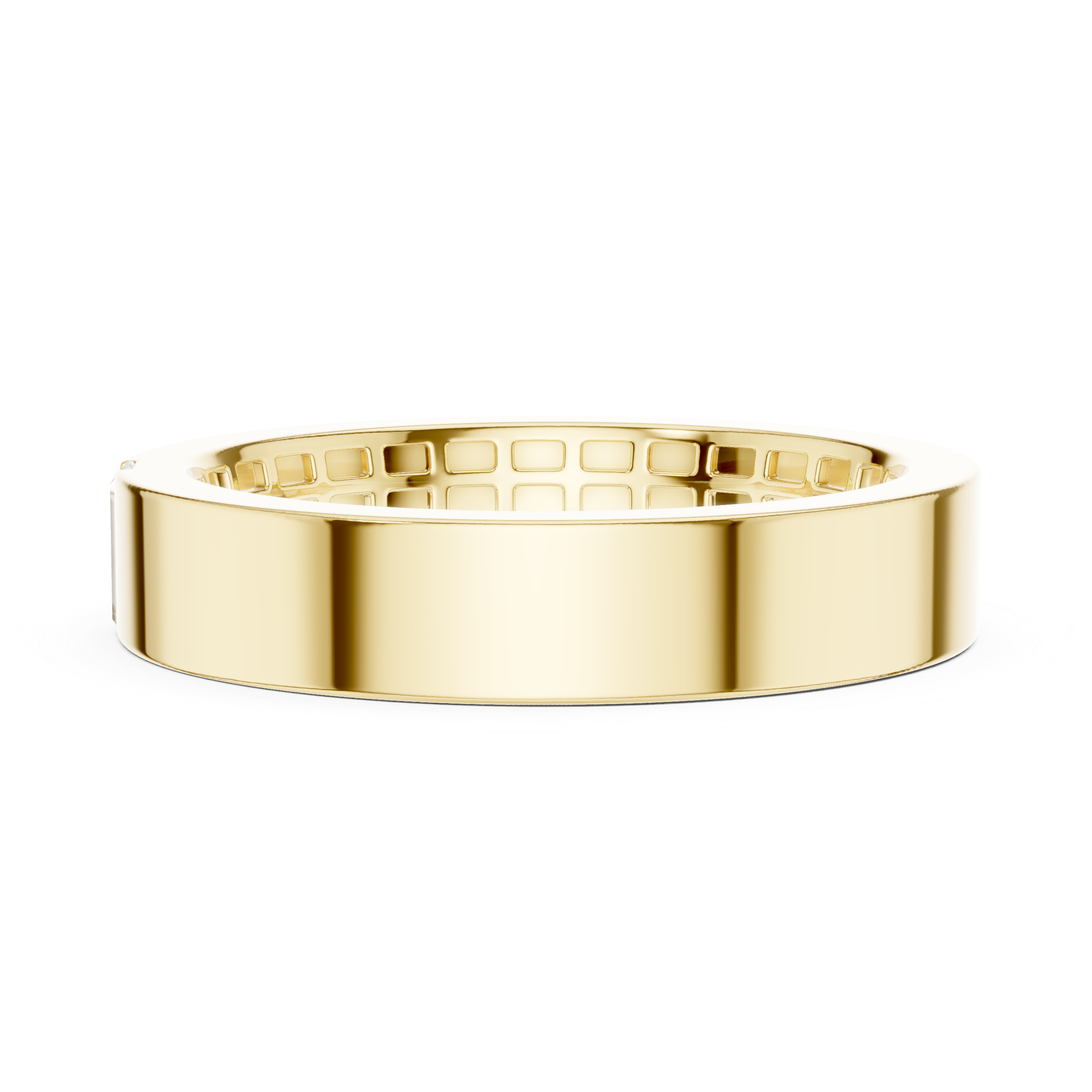 Luna Baguette Diamond Wedding Band