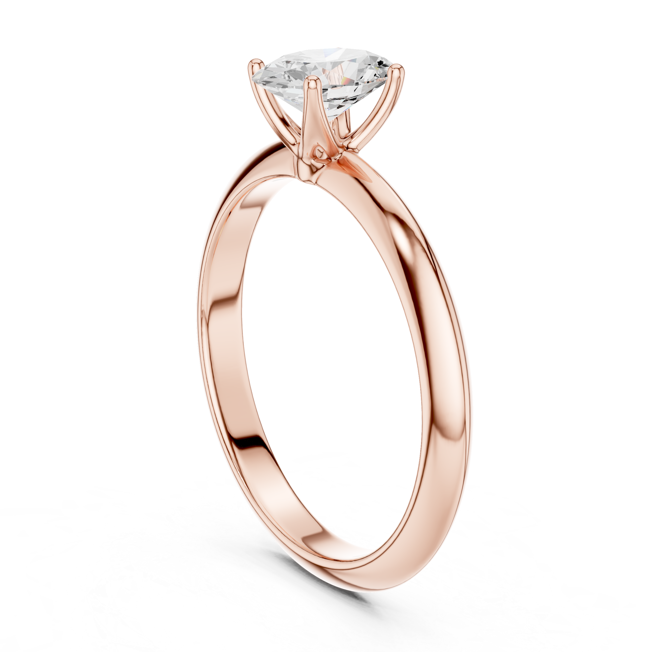 Aurielle Oval Cut Solitaire Diamond Engagement Ring