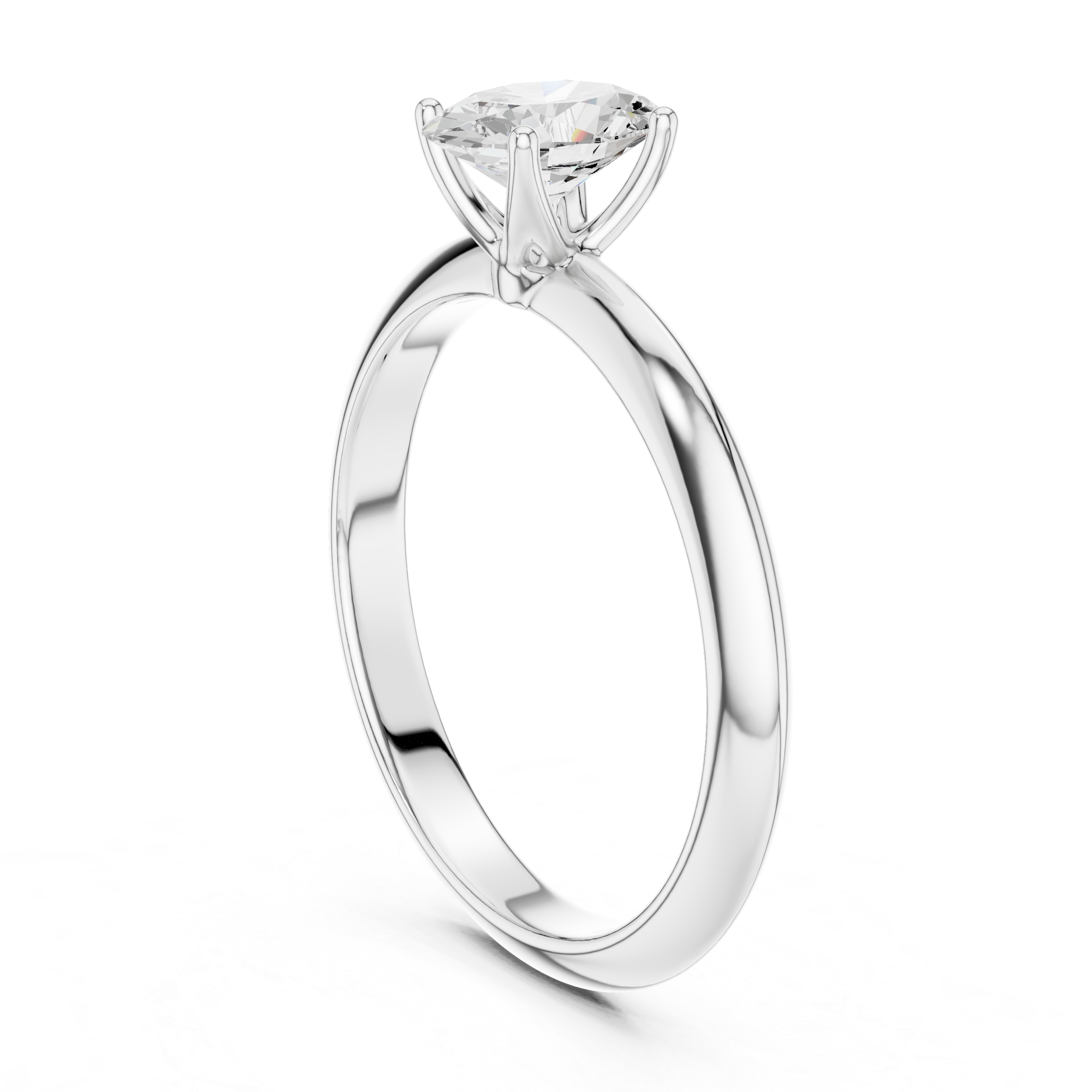 Aurielle Oval Cut Solitaire Diamond Engagement Ring