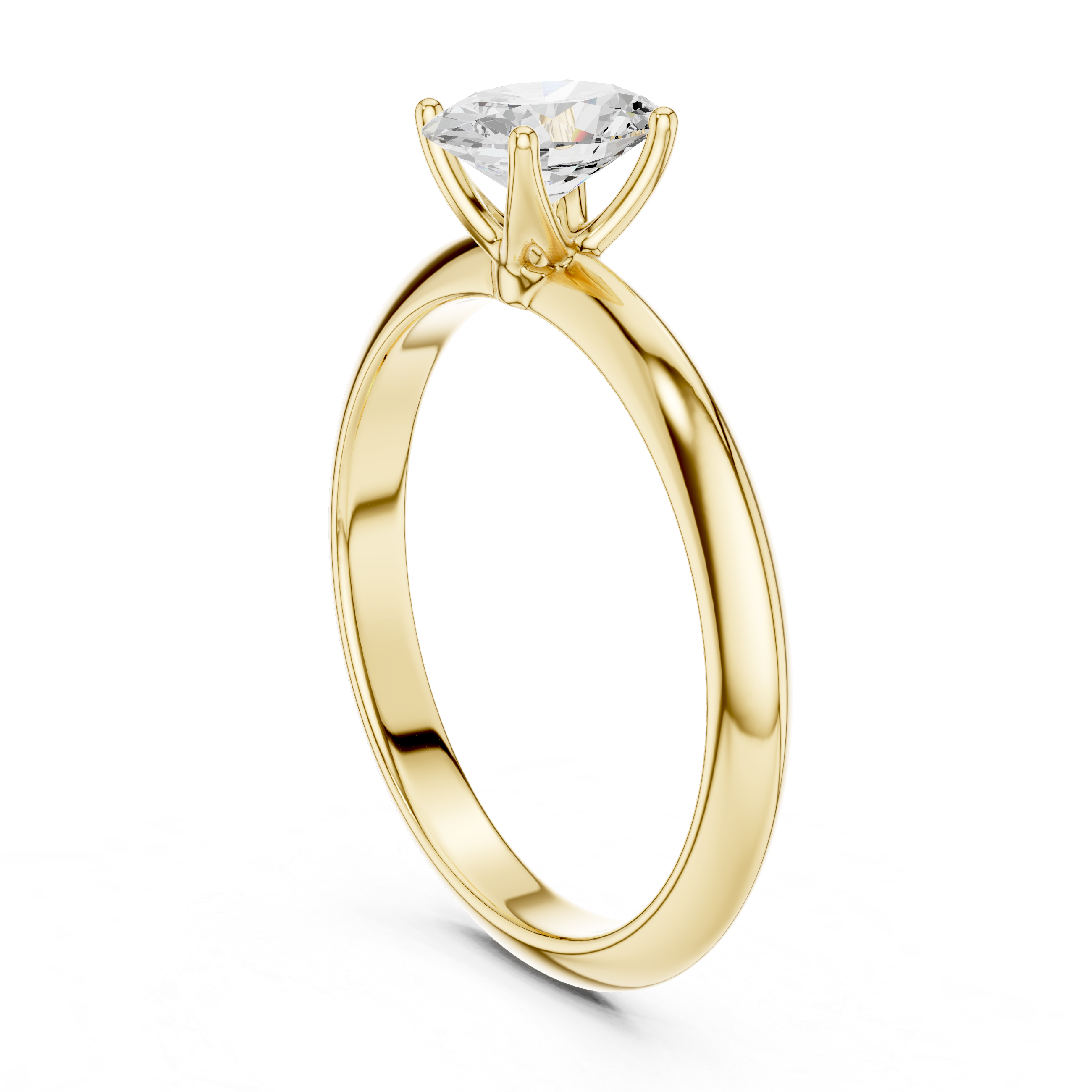 Aurielle Oval Cut Solitaire Diamond Engagement Ring