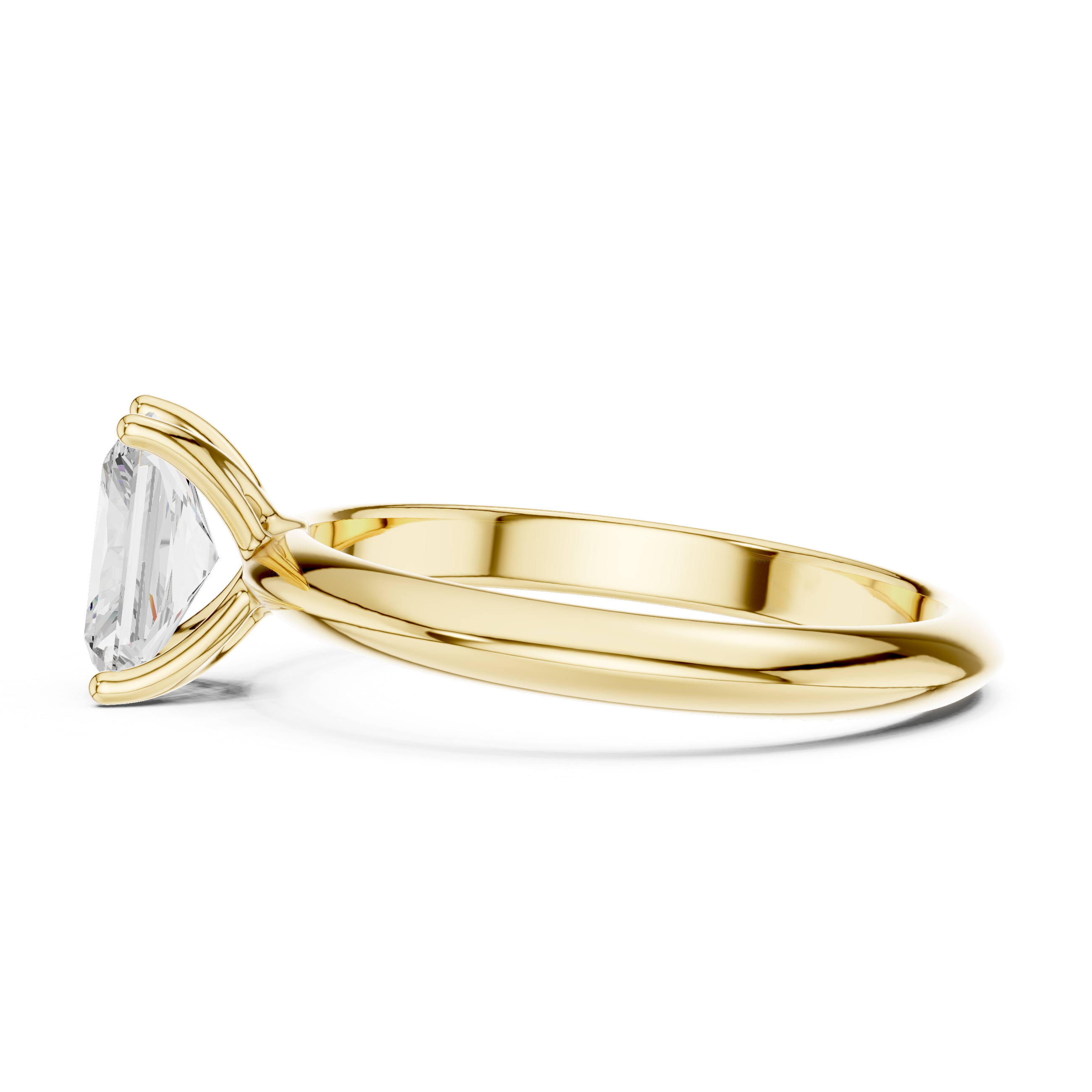 Celeste Radiant Solitaire Ring