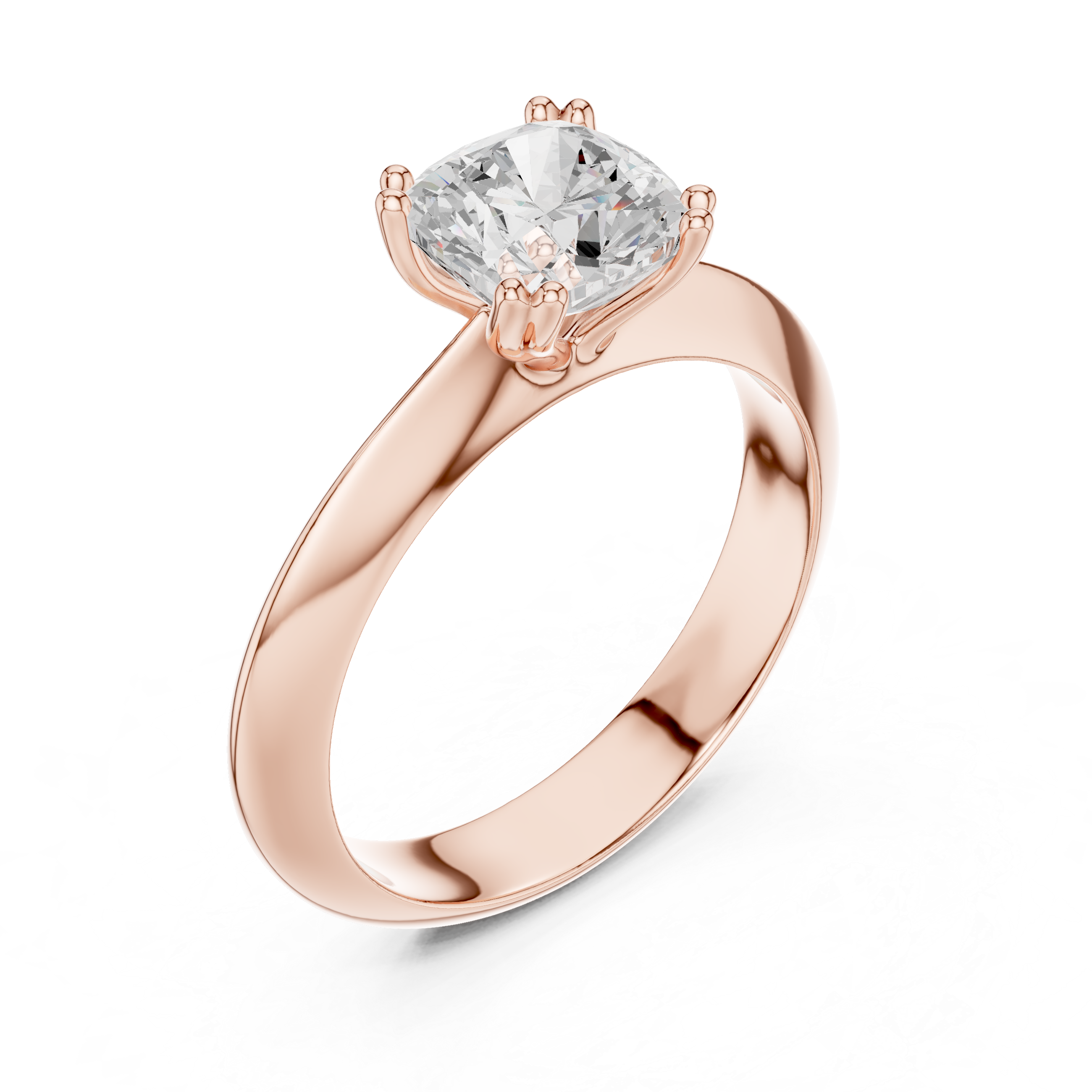 Viora Cushion Solitaire Ring