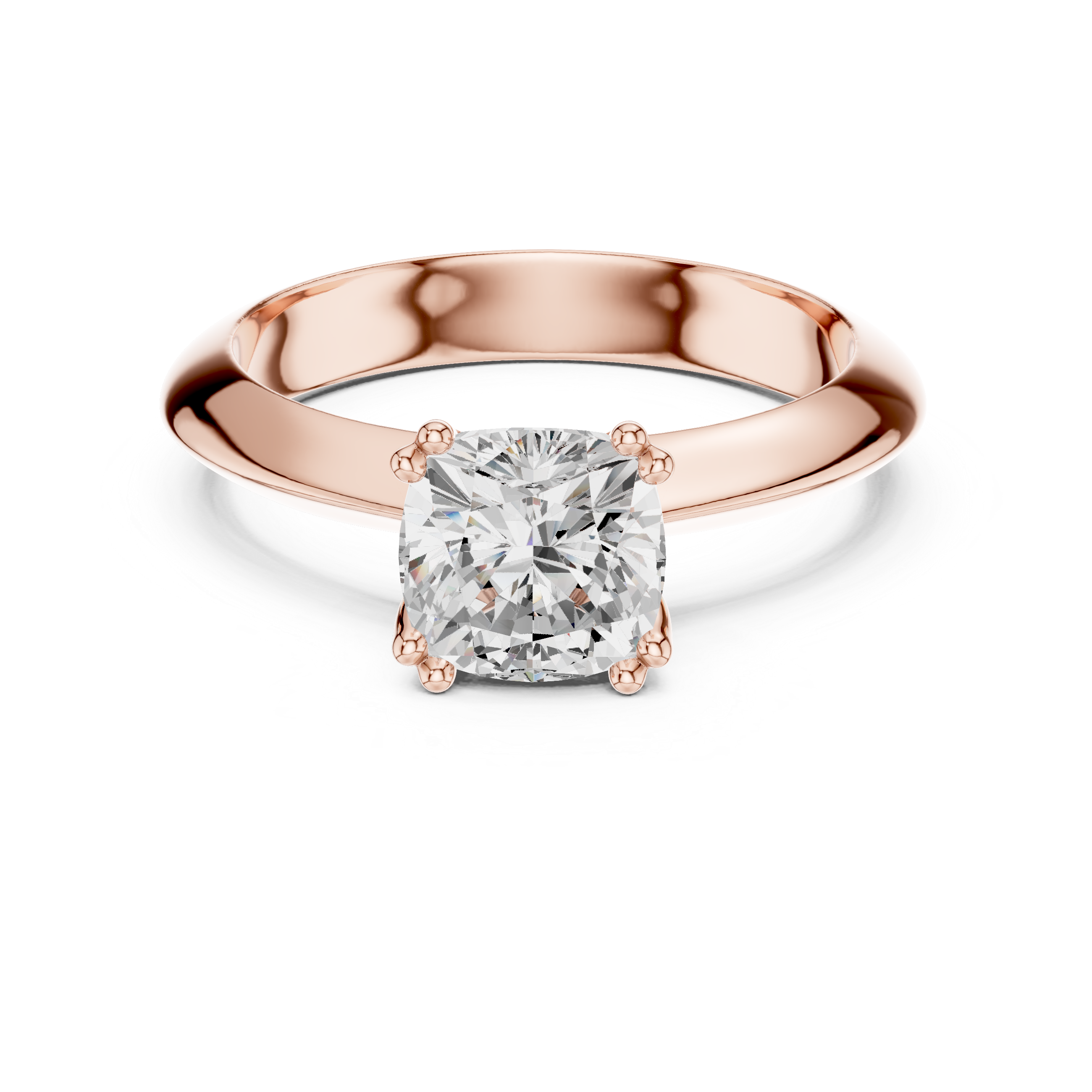Viora Cushion Solitaire Ring