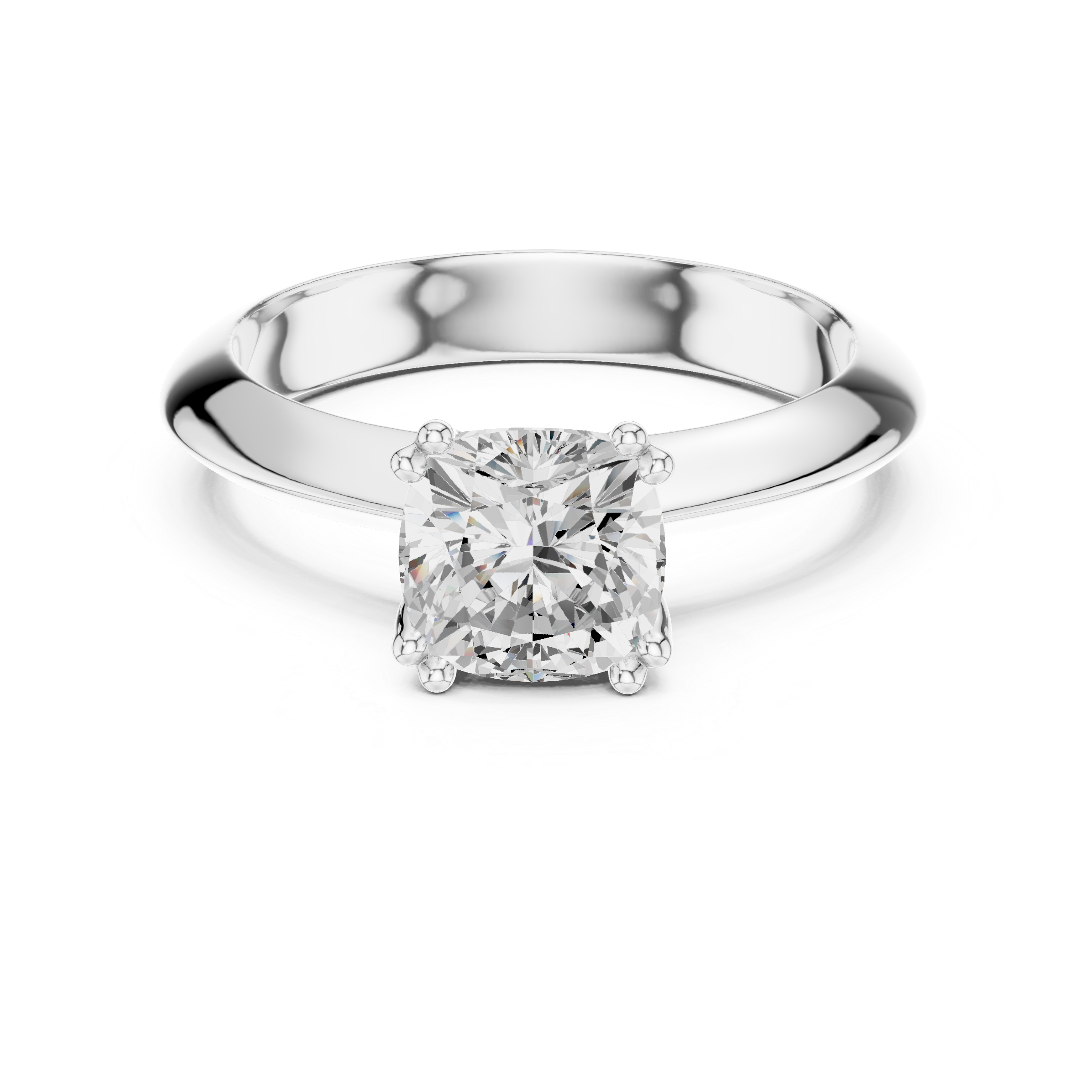 Viora Cushion Solitaire Ring