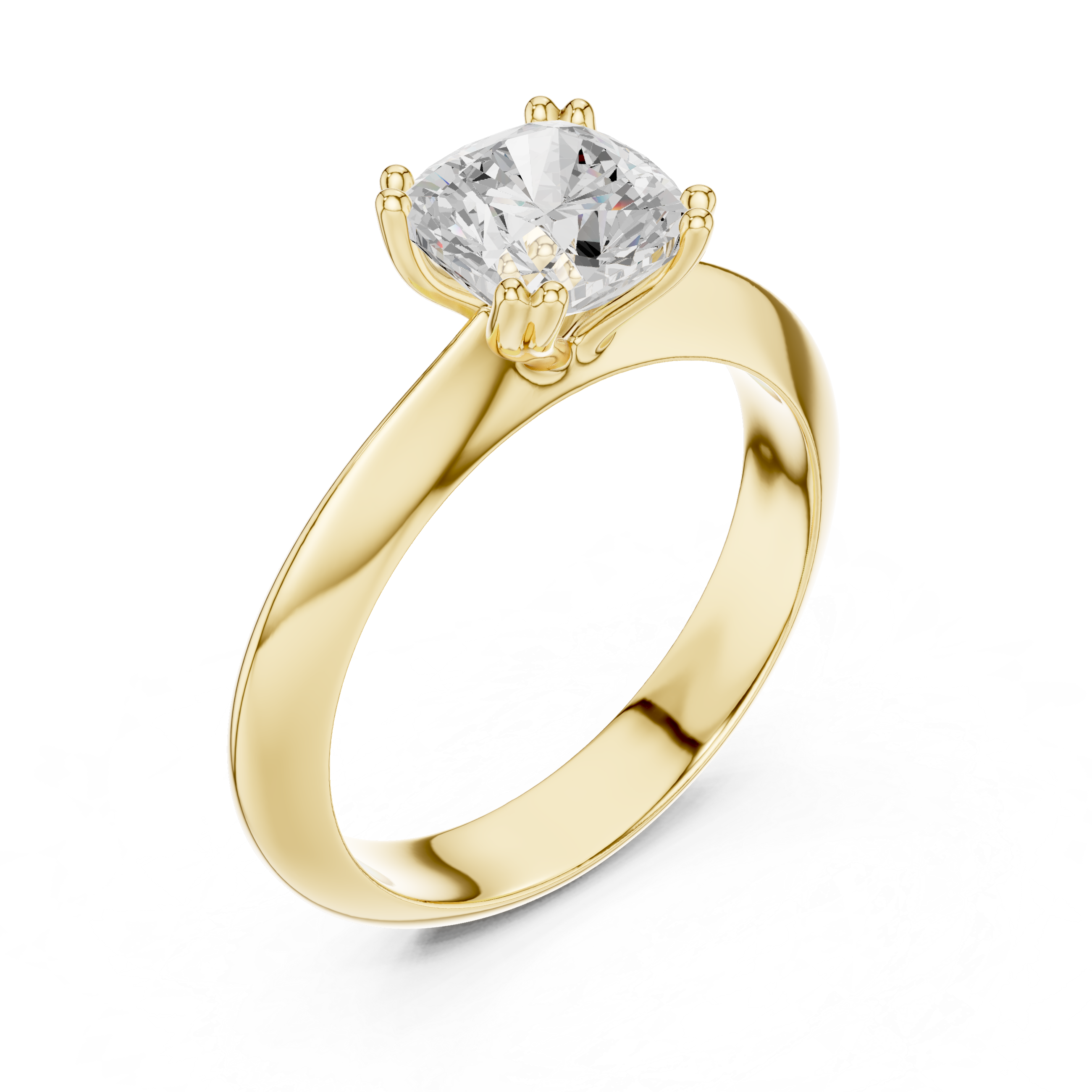 Viora Cushion Solitaire Ring